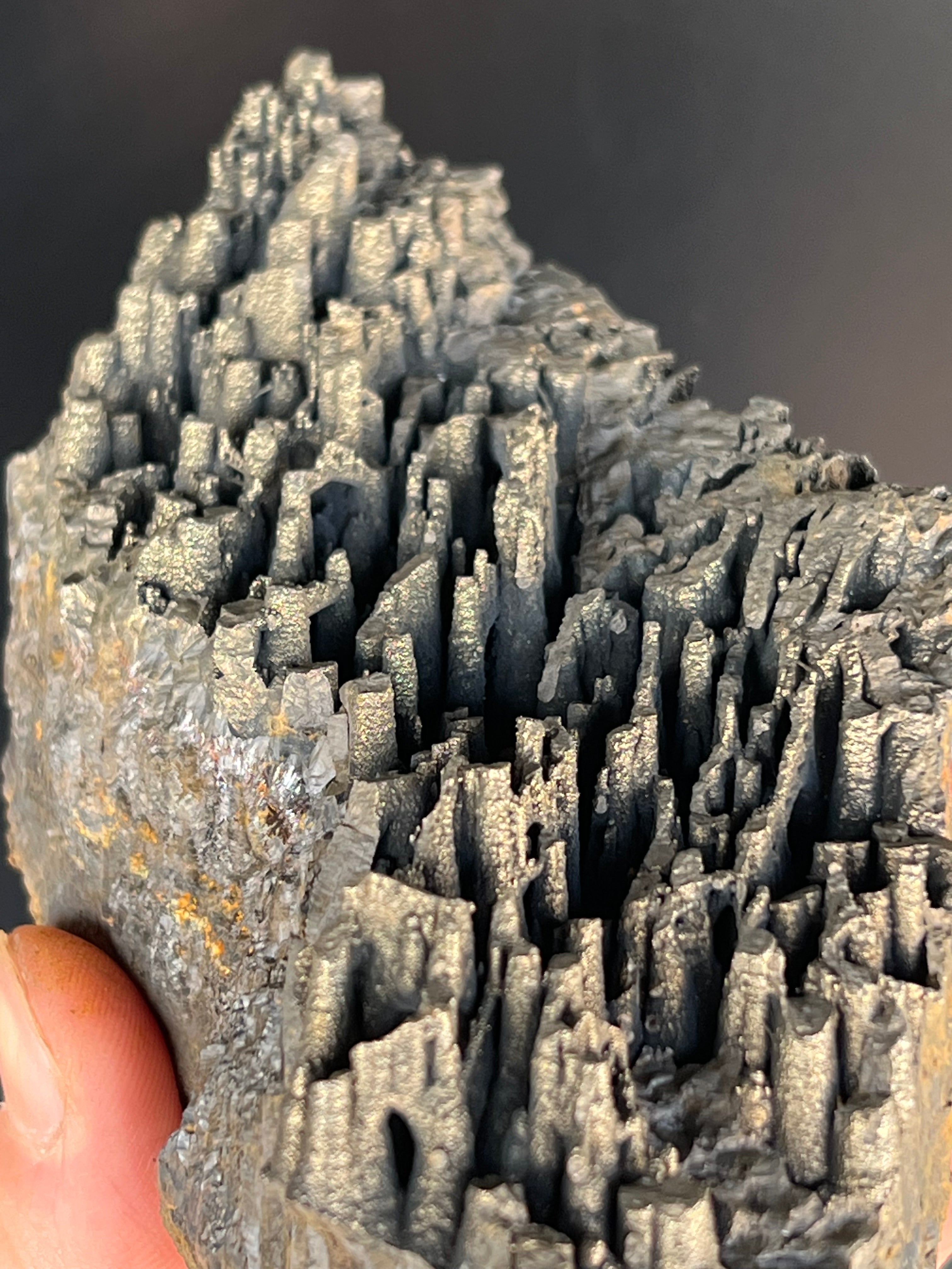 “Museum Grade” Golden Color Stalactite Goethite
