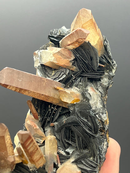 Rose Hematite Quartz, From China