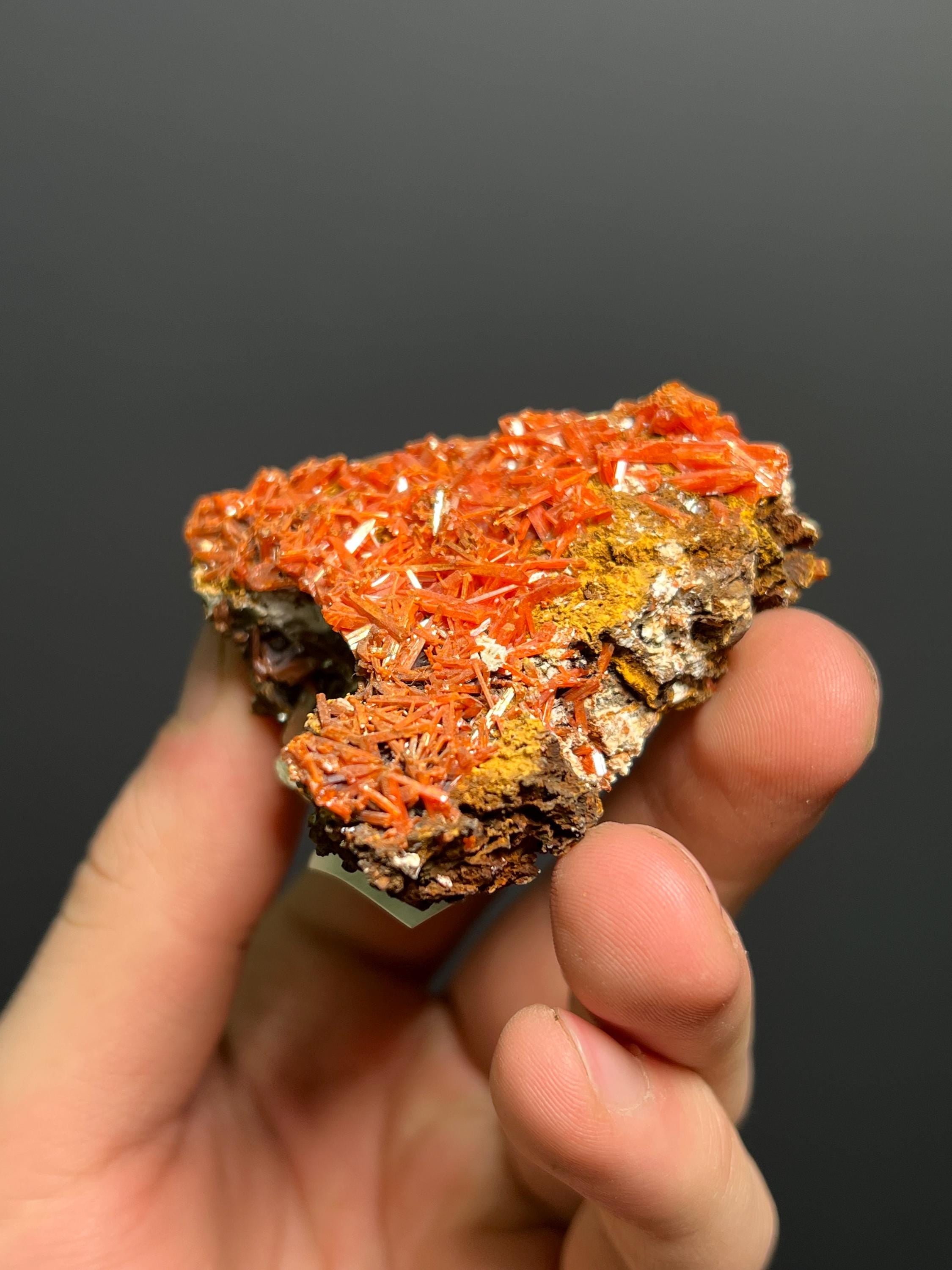 Crocoite Specimen, 64gram - Crystal Gemstone AE 