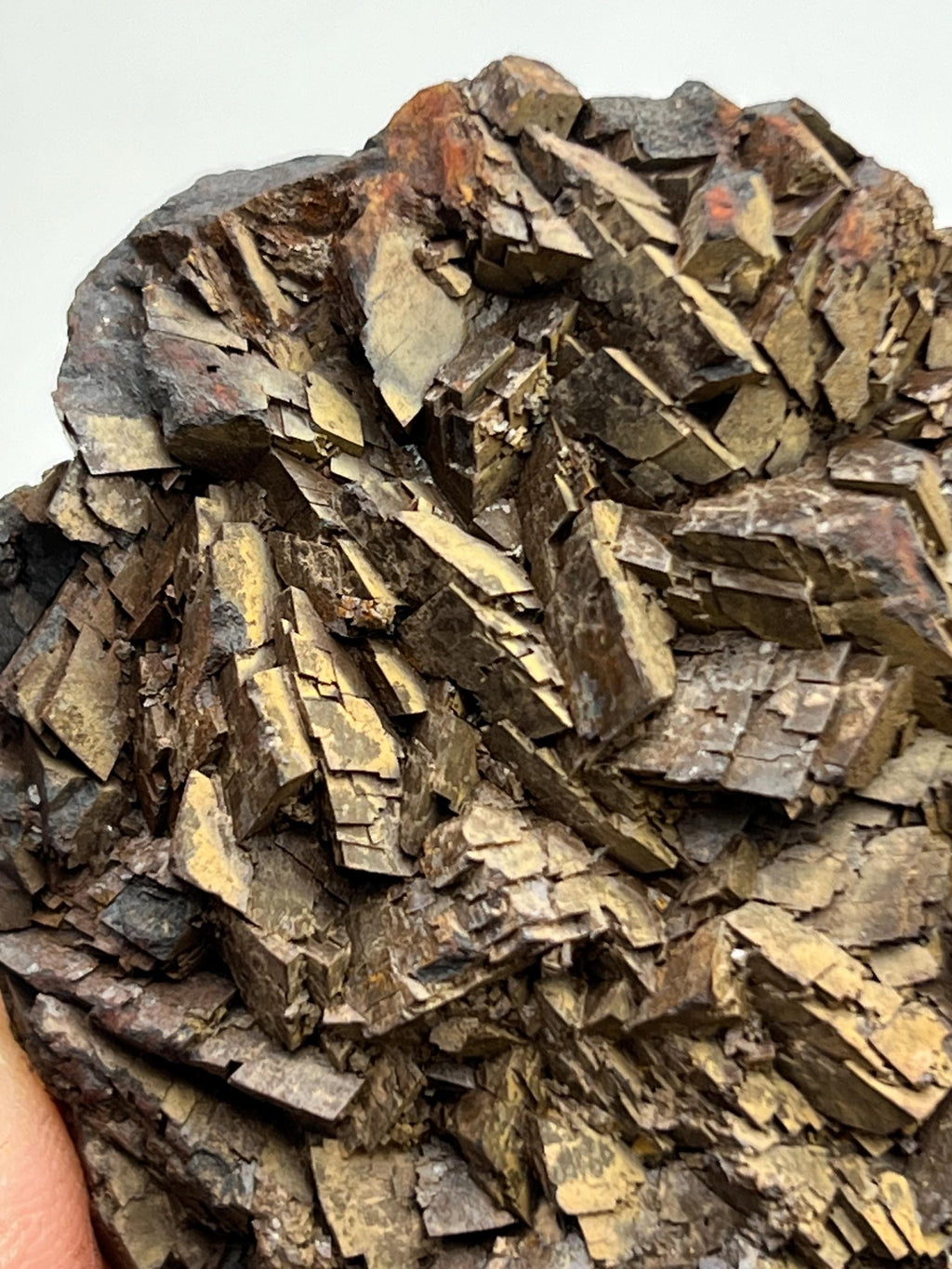 Very showy limonite on iron siderite, From Turkey - Crystal Gemstone AE 