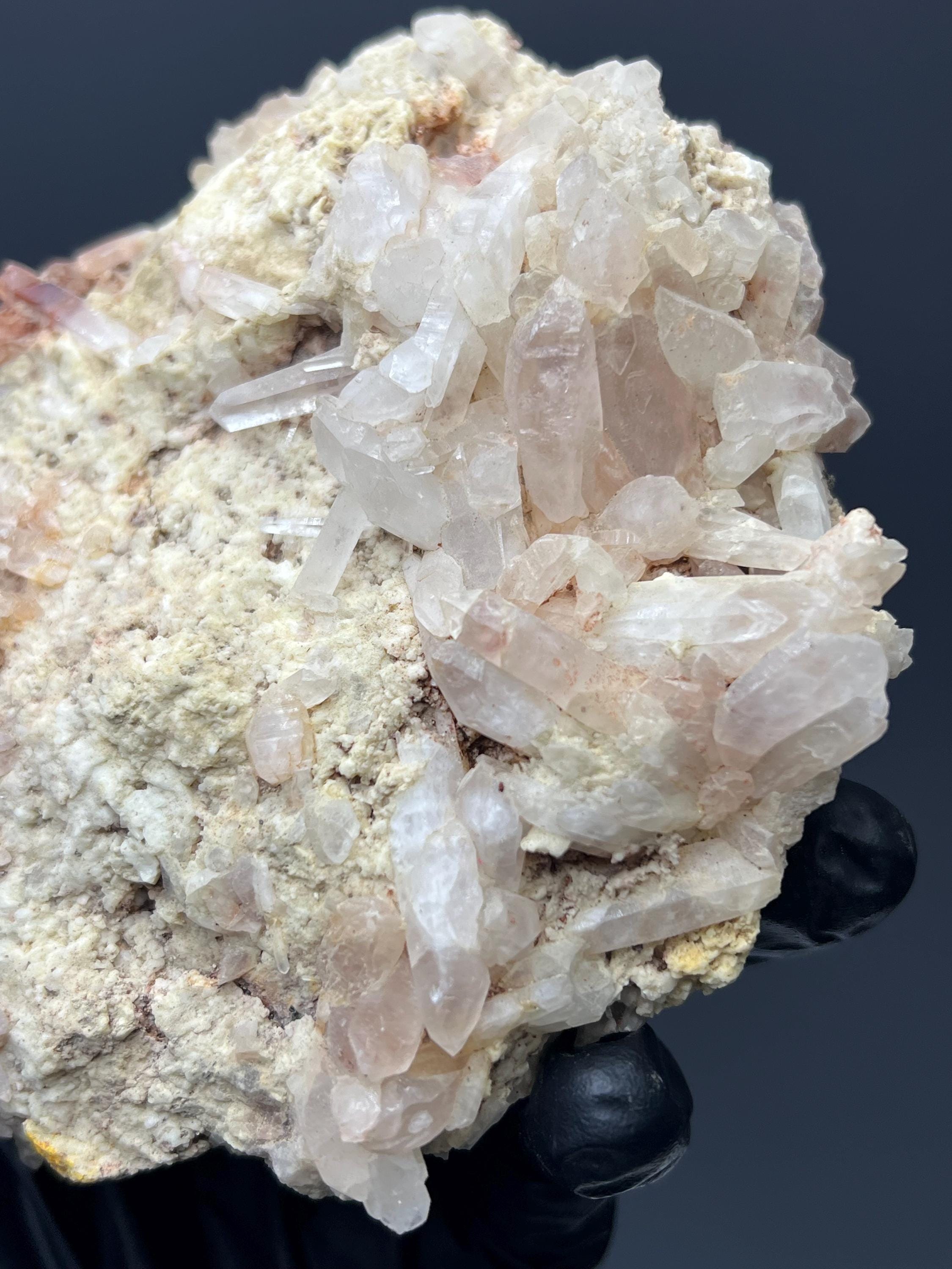Kunzite on Matrix - Crystal Gemstone AE 