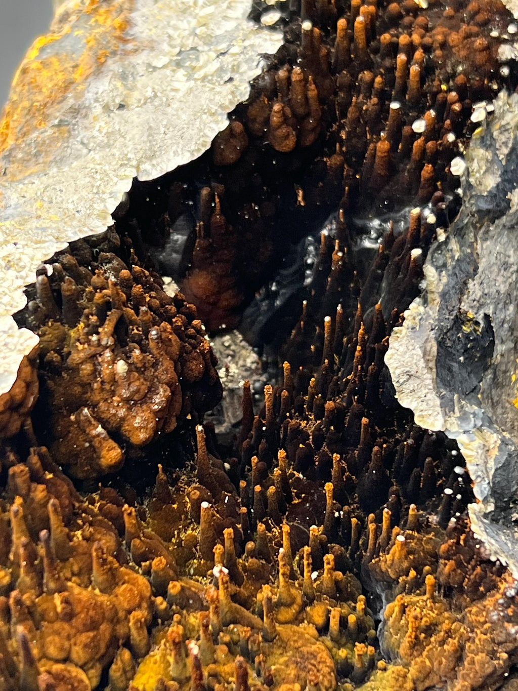 Museum Quality Extra Large Limonite With Stalactite Goethite, For Special Collector Item - Crystal Gemstone AE 
