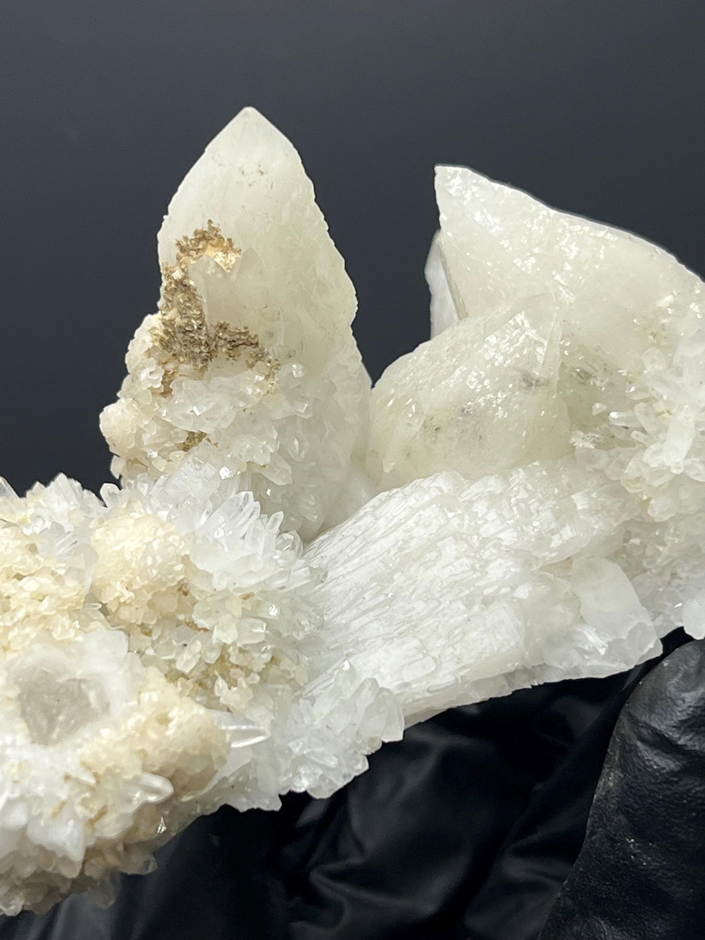 Calcite With Crystal Quartz Specimen - Crystal Gemstone AE 