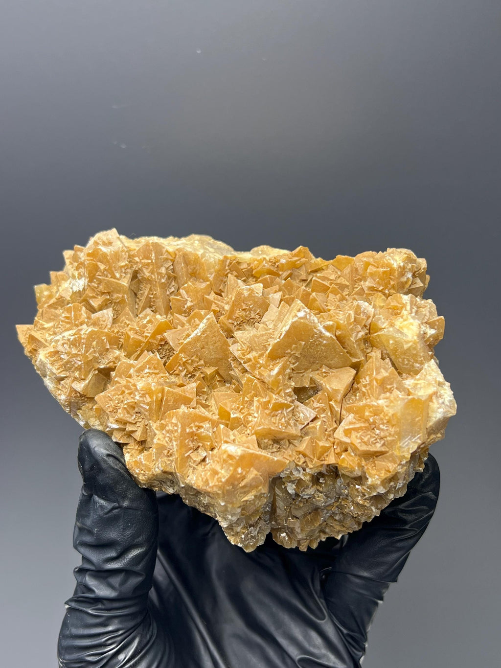 Orange Crystal Calcite from Kayseri, Turkey - Crystal Gemstone AE 