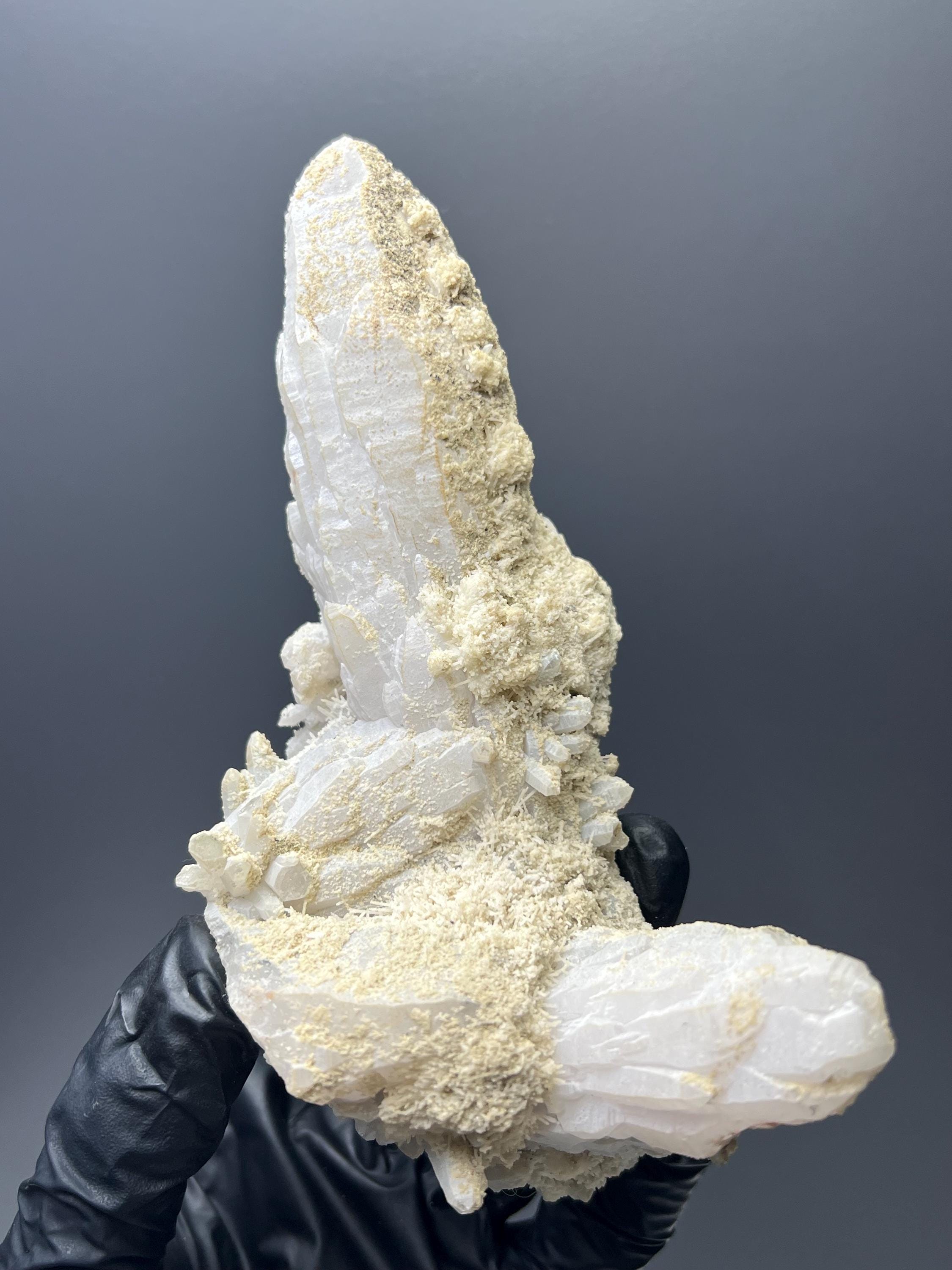 Cathedral White Quartz Crystal Specimen - Çanakkale Turkey - Crystal Gemstone AE 