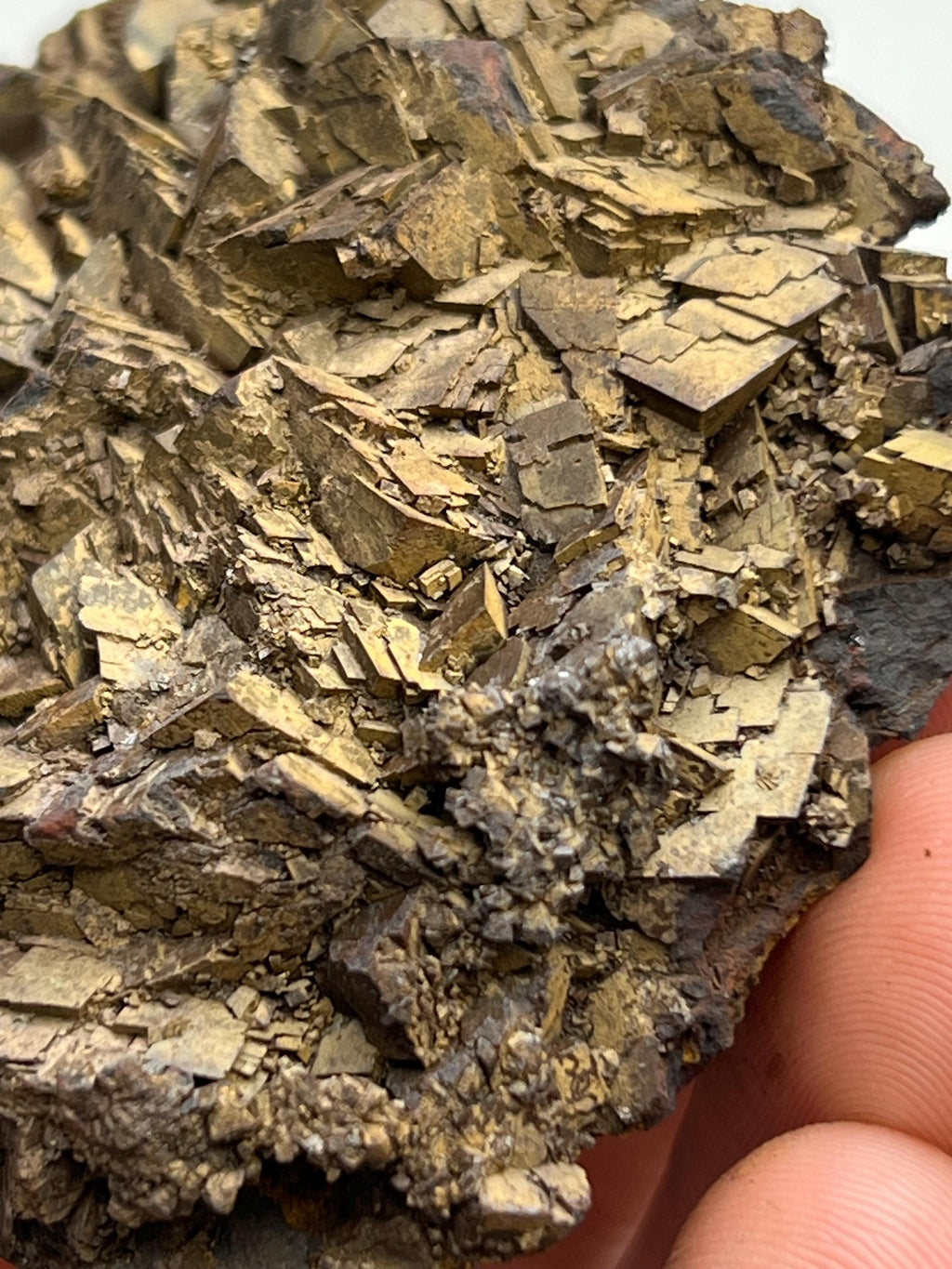 Very showy limonite on iron siderite, From Turkey - Crystal Gemstone AE 