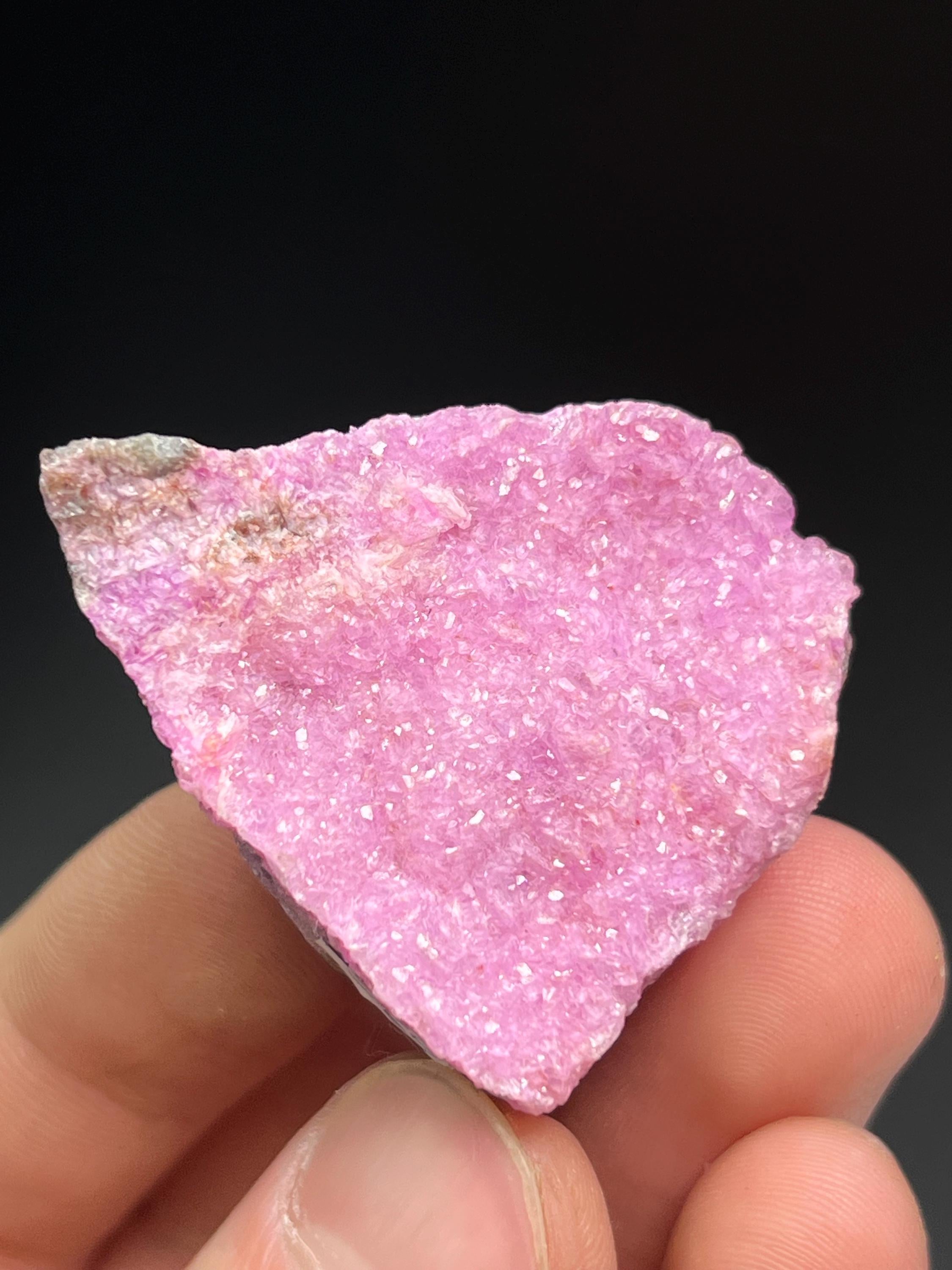 Cobalt Calcite Specimen - Crystal Gemstone AE 