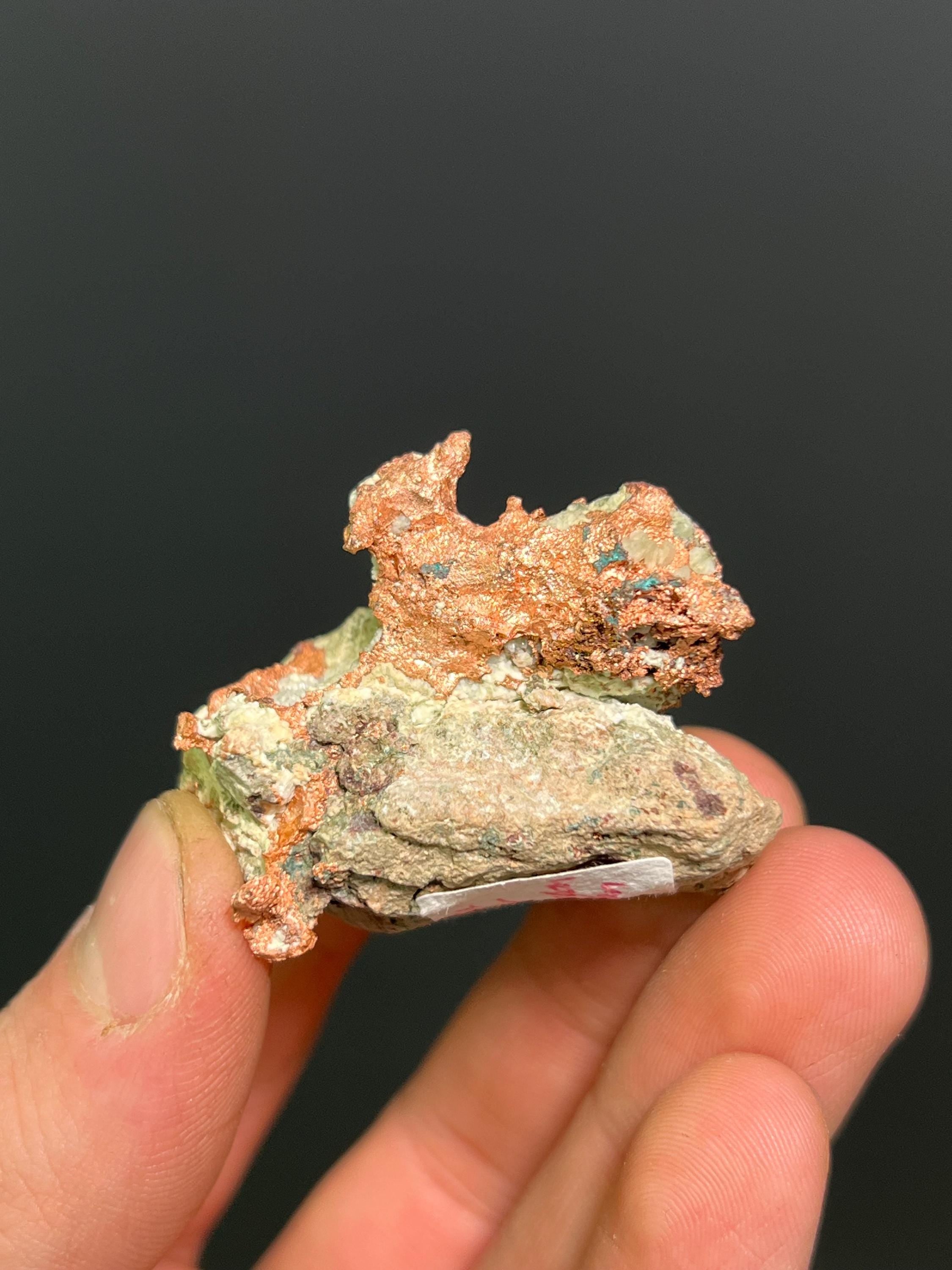 Native Copper - USA - Crystal Gemstone AE 