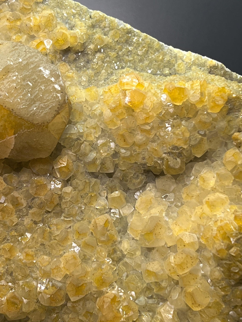 Extra Large Very Showy Orange Crystal Calcite Specimen - Crystal Gemstone AE 