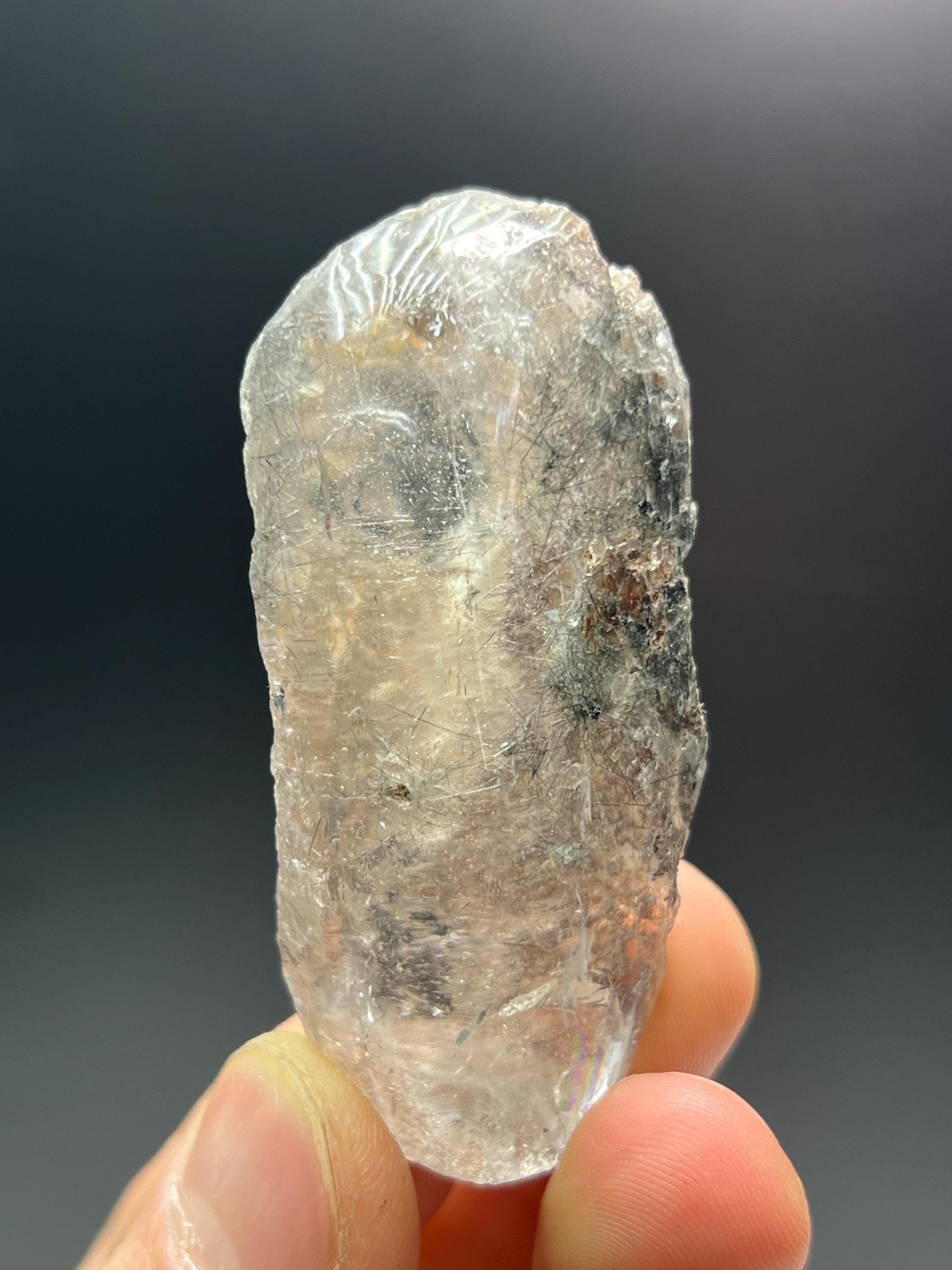 Alluvial Quartz Specimen - Crystal Gemstone AE 
