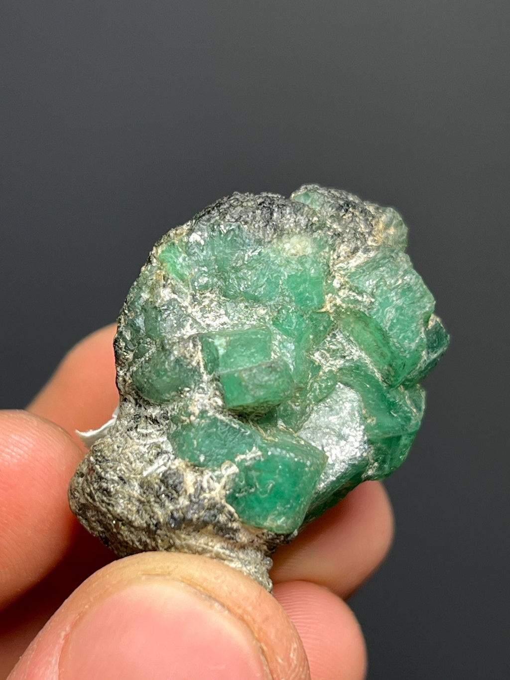 Beryl Var. Emerald - Brazil - Crystal Gemstone AE 
