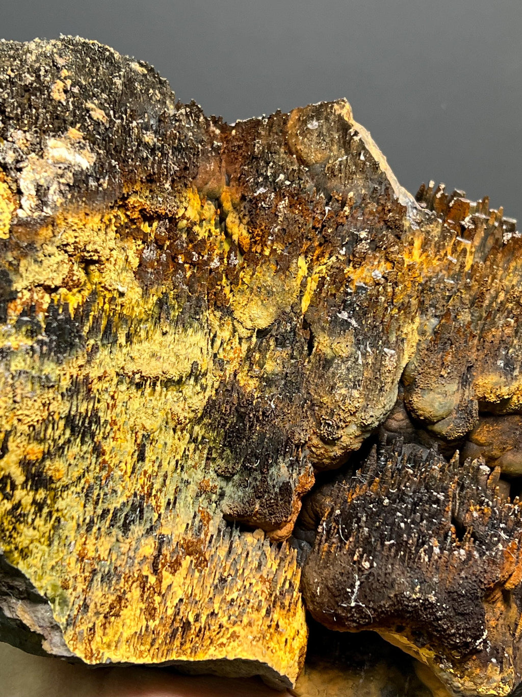 Museum Grade, Special Limonite On Stalactite Goethite, 3kg - Crystal Gemstone AE 