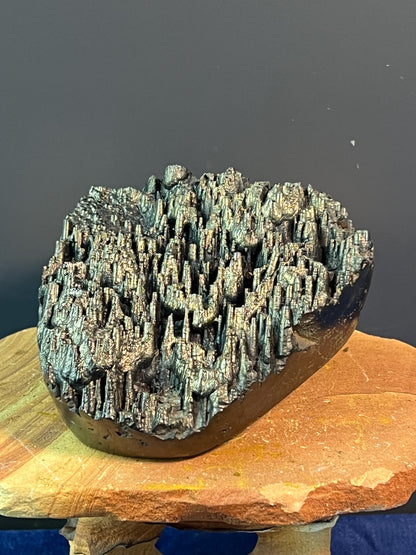 "Museum Grade" Golden Color Stalactite Goethite - Crystal Gemstone AE 