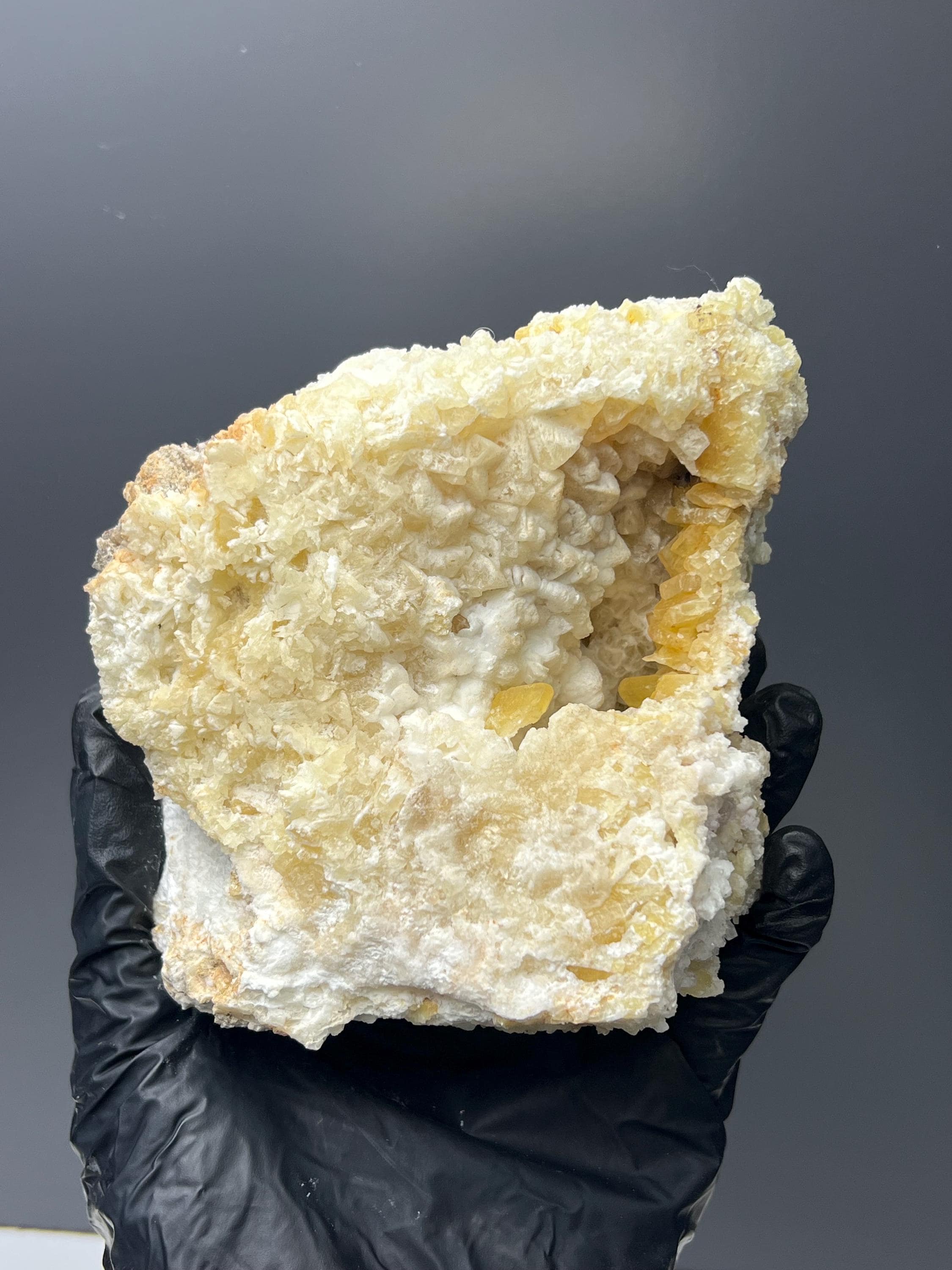 Barite With Calcite - Crystal Gemstone AE 