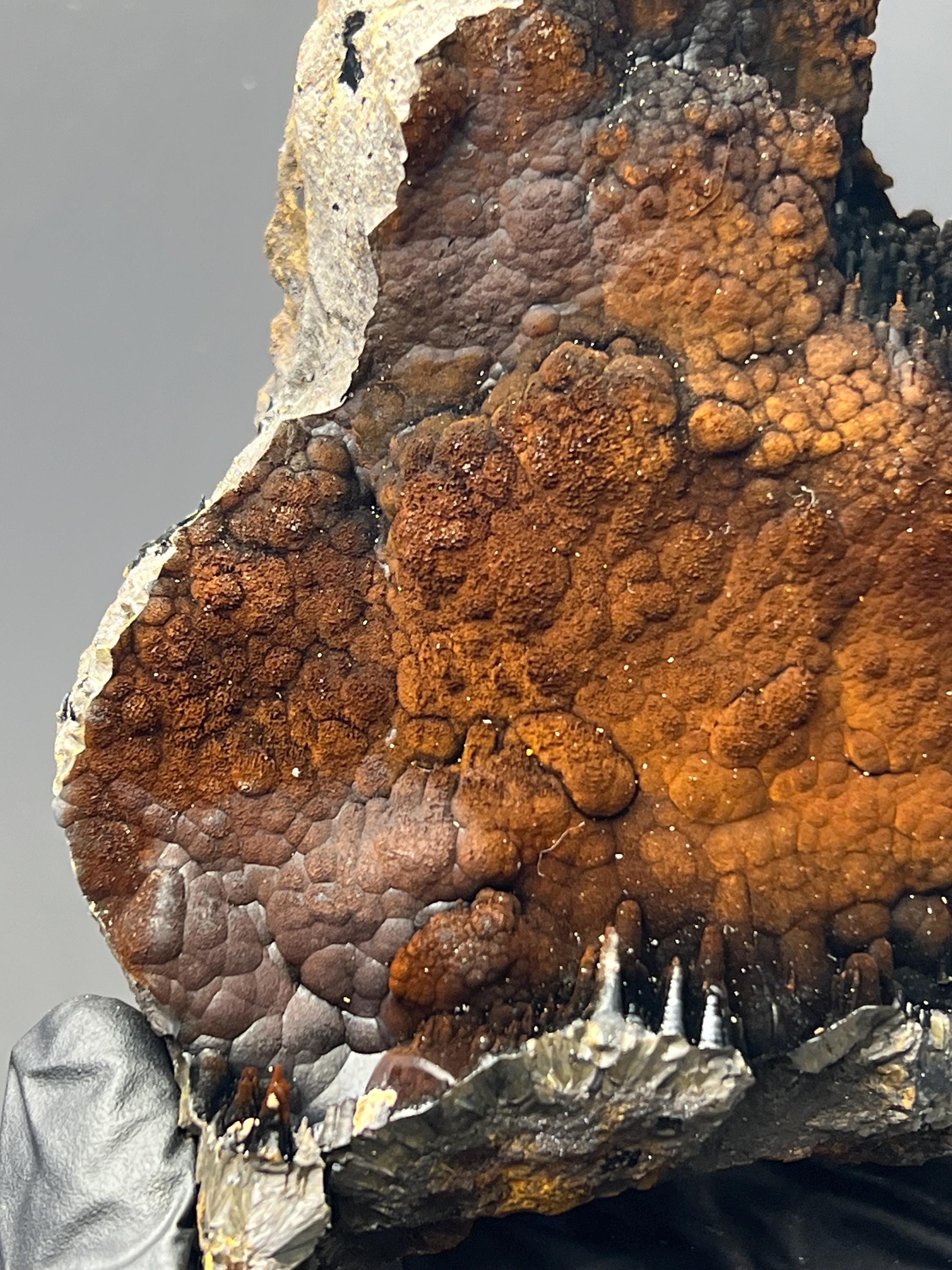 Museum Grade Limonite With Stalactite And Botryoidal Formation Goethite, For Special Collection - Crystal Gemstone AE 