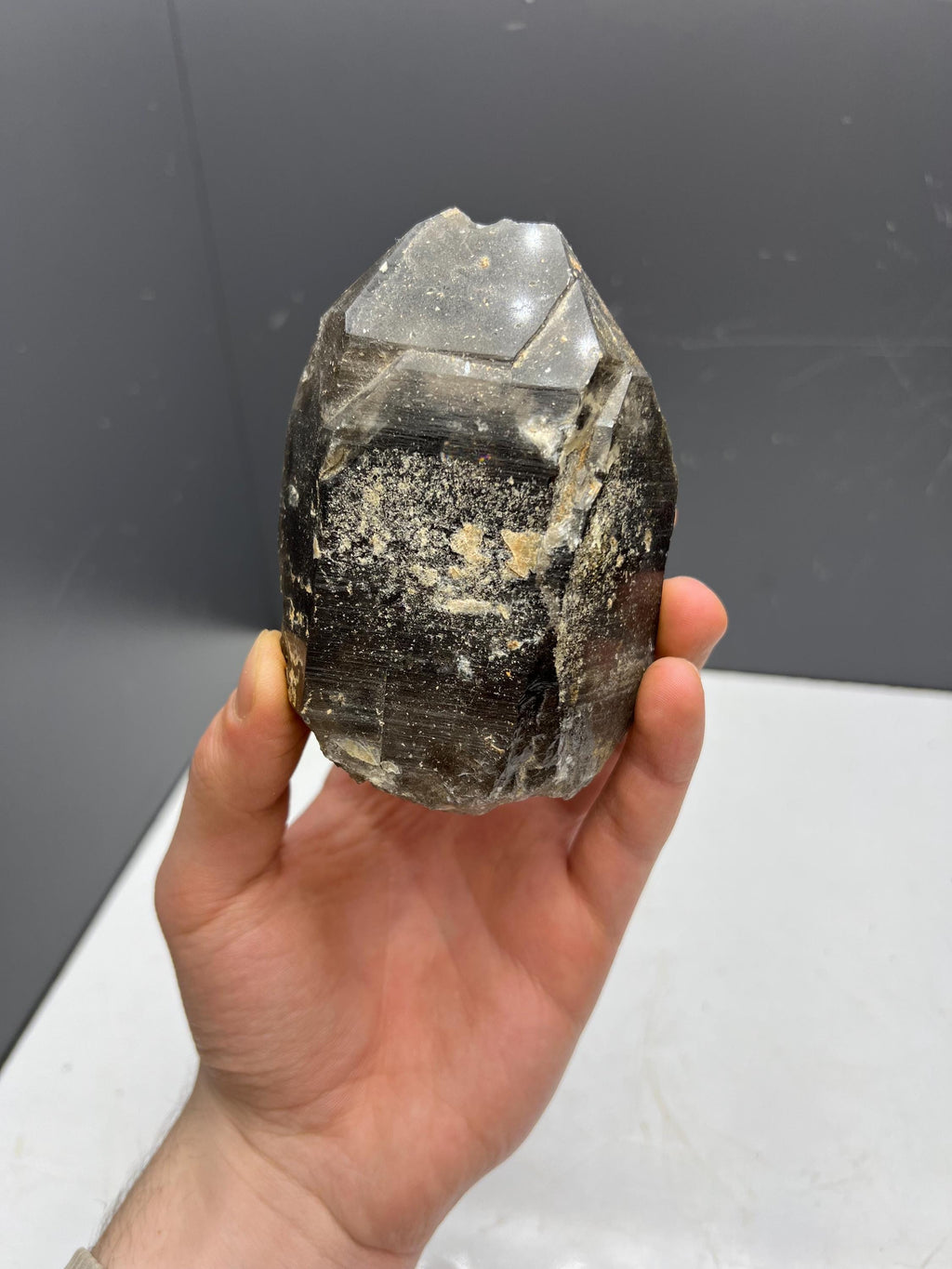 Dark Smoky Quartz Mineral - Crystal Gemstone AE 