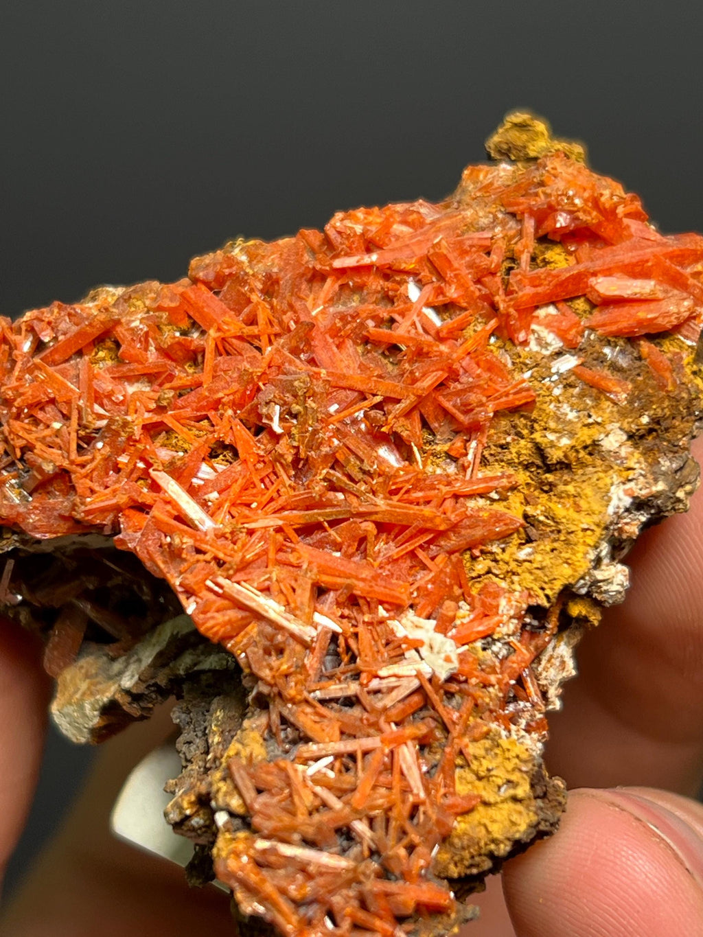 Crocoite Specimen, 64gram - Crystal Gemstone AE 