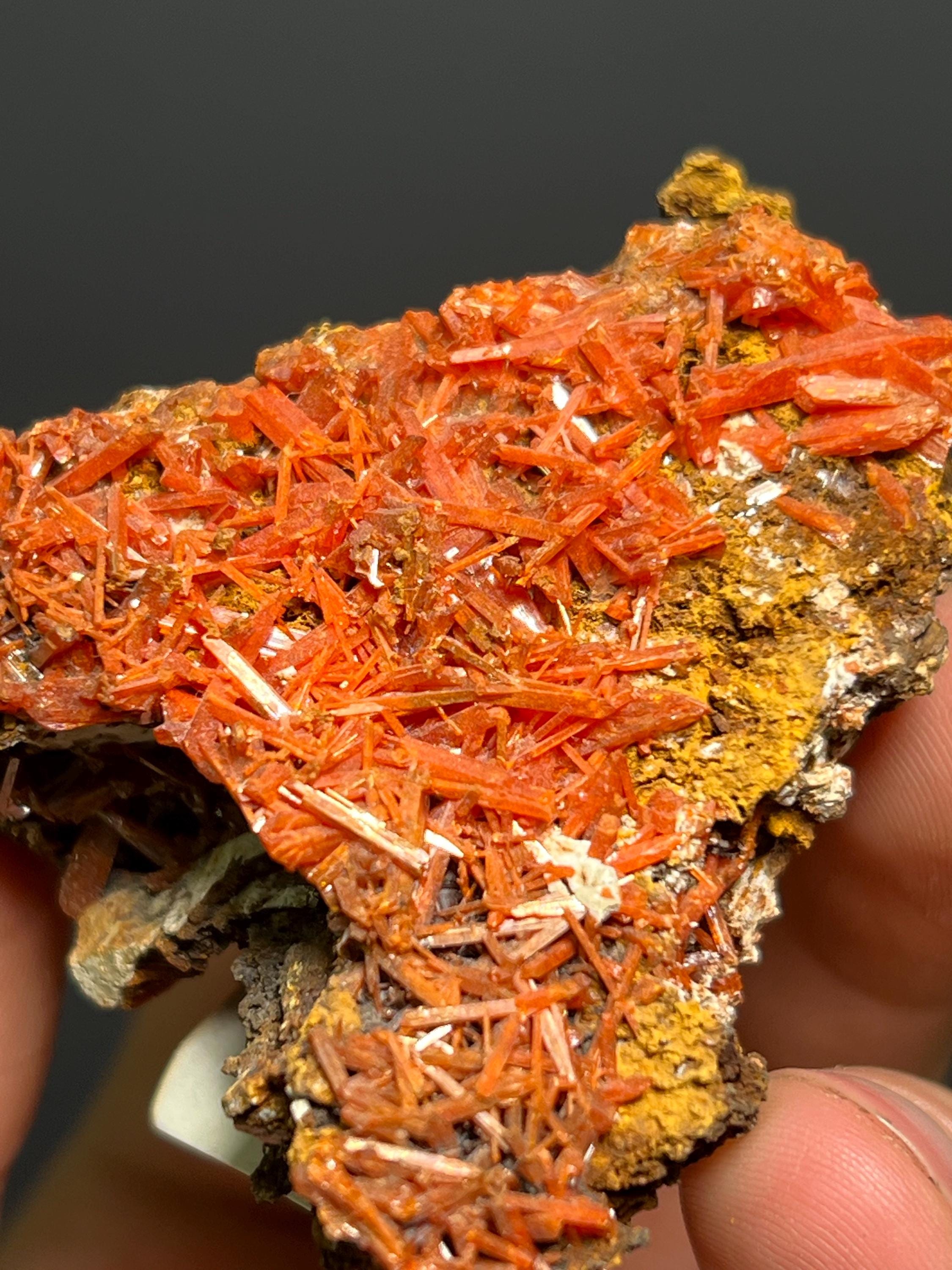 Crocoite Specimen, 64gram - Crystal Gemstone AE 