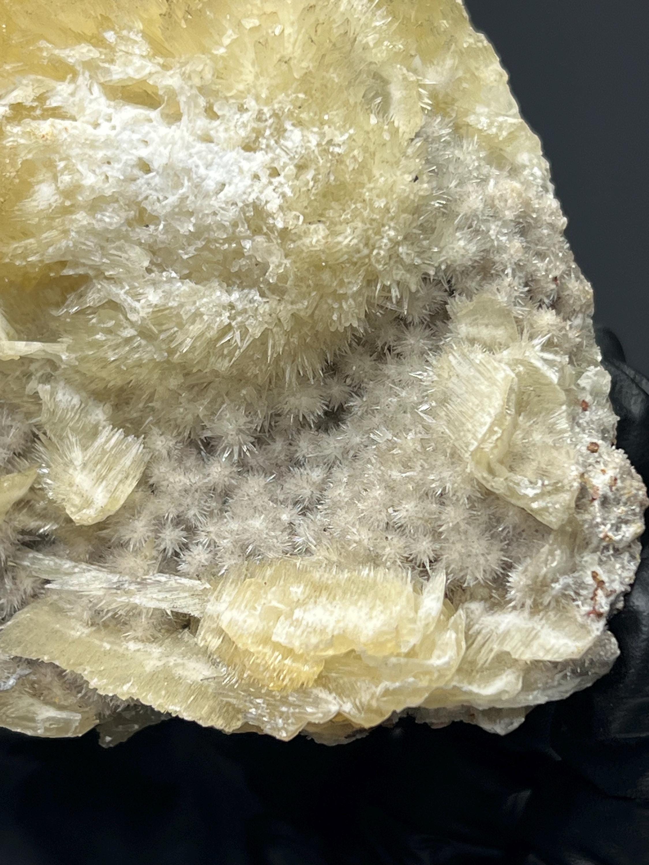 Feather Crystal Calcite Specimen - Crystal Gemstone AE 