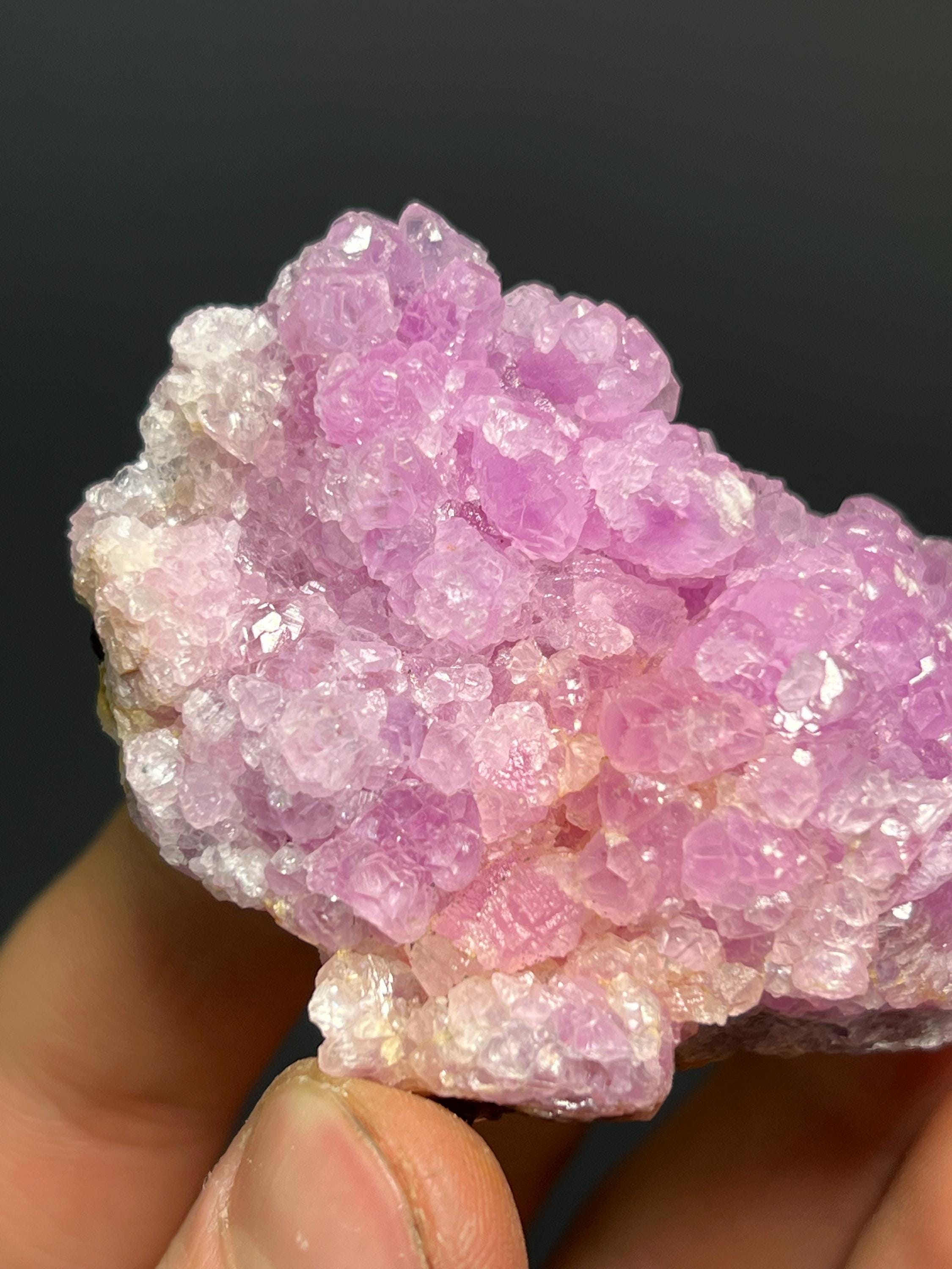 Cobaltian Calcite - Morocco - Crystal Gemstone AE 