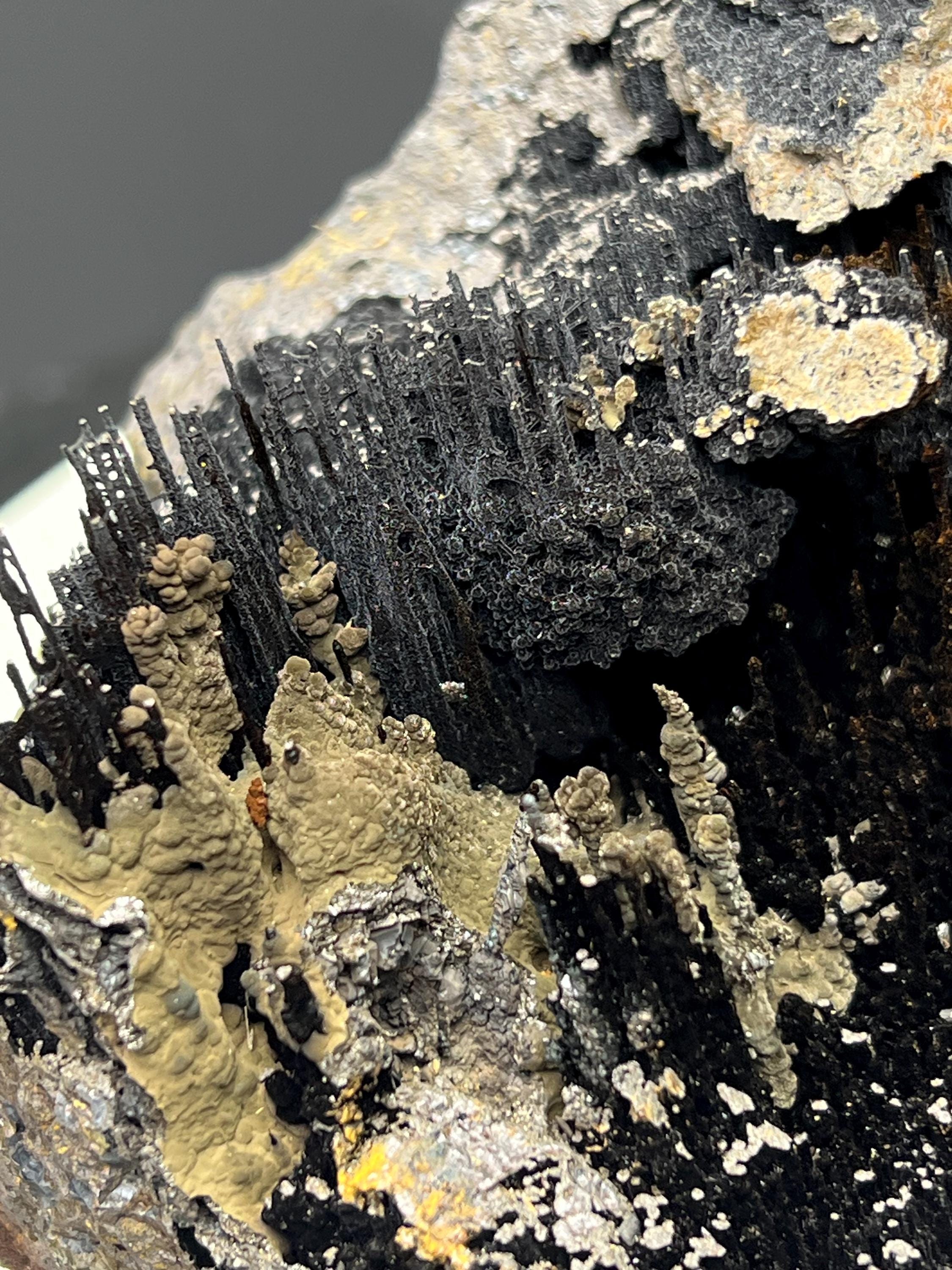 Museum Grade, Very Special Specularite And Limonite With Stalactite Goethite Specimen - Crystal Gemstone AE 