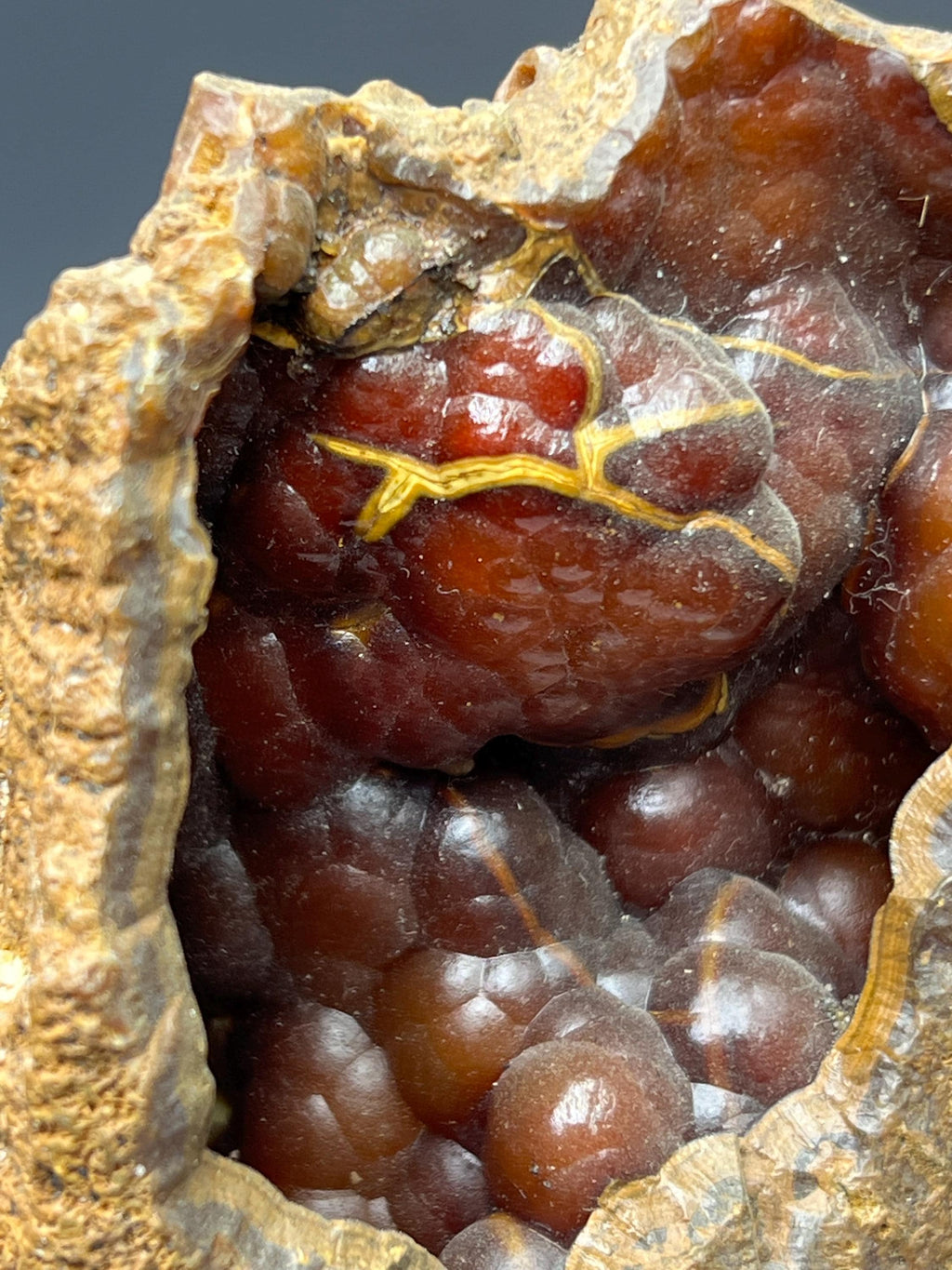 Red Fox Agate Specimen - Crystal Gemstone AE 