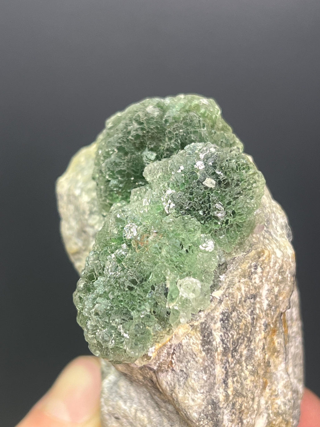 Prehnite Specimen, India - Crystal Gemstone AE 
