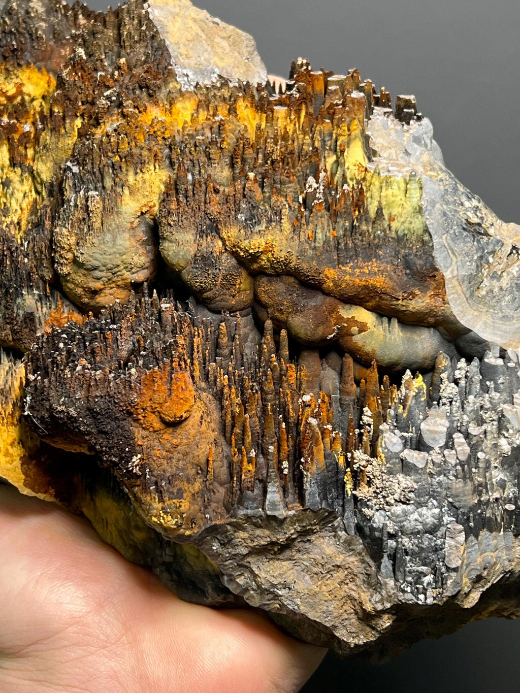 Museum Grade, Special Limonite On Stalactite Goethite, 3kg - Crystal Gemstone AE 