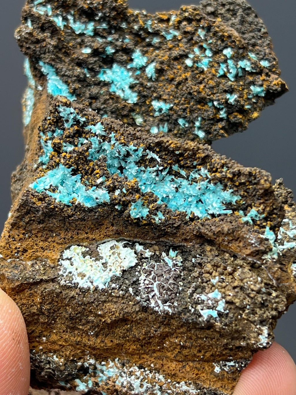 Double Sided Aurichalcite Specimen - Crystal Gemstone AE 