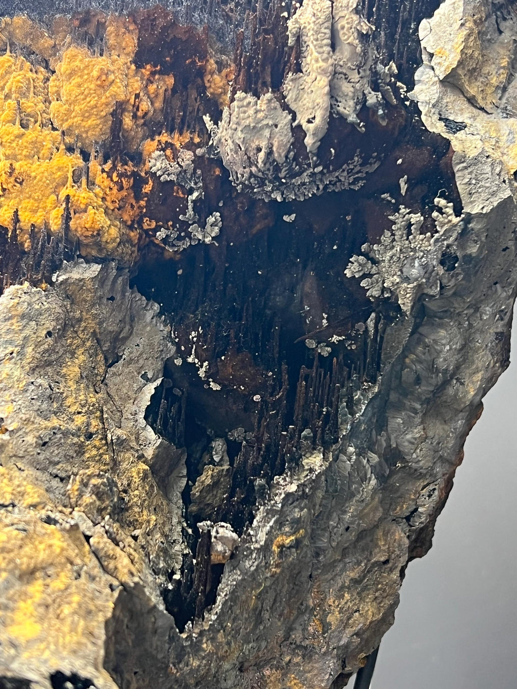 Museum Quality! Extra Big, Limonite And Specularite With Stalactite Goethite, For Special Collection - Crystal Gemstone AE 