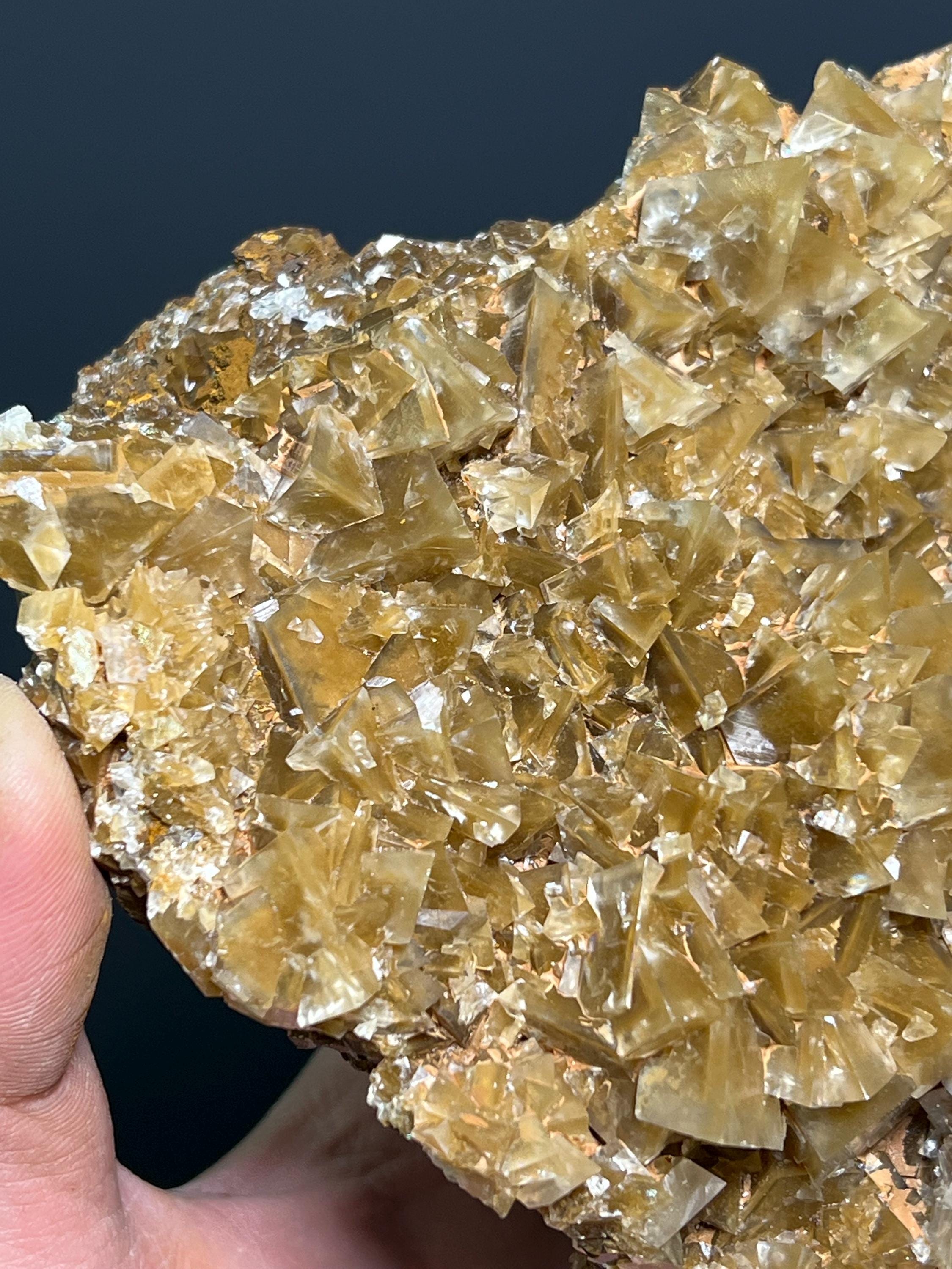 Special Formation Crystal Calcite Specimen, 568gram - Crystal Gemstone AE 