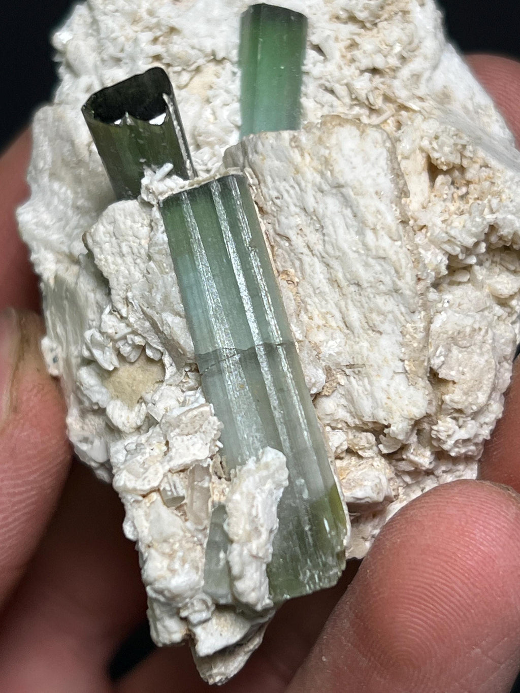 Termolite Tourmaline Specimen, 47gram - Crystal Gemstone AE 