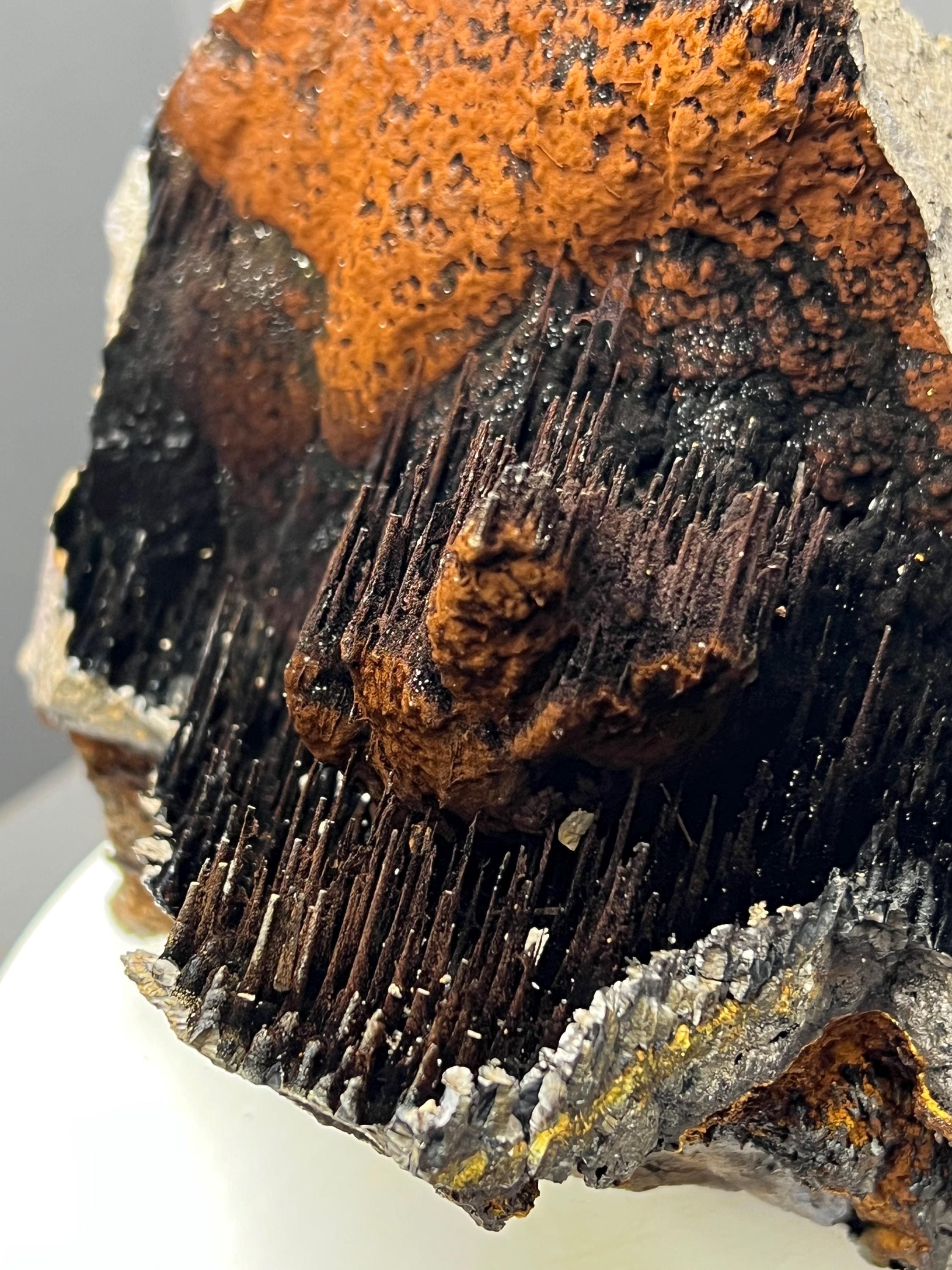 Museum Grade, Limonite And Specularite With Stalactite Goethite, For Special Collection - Crystal Gemstone AE 