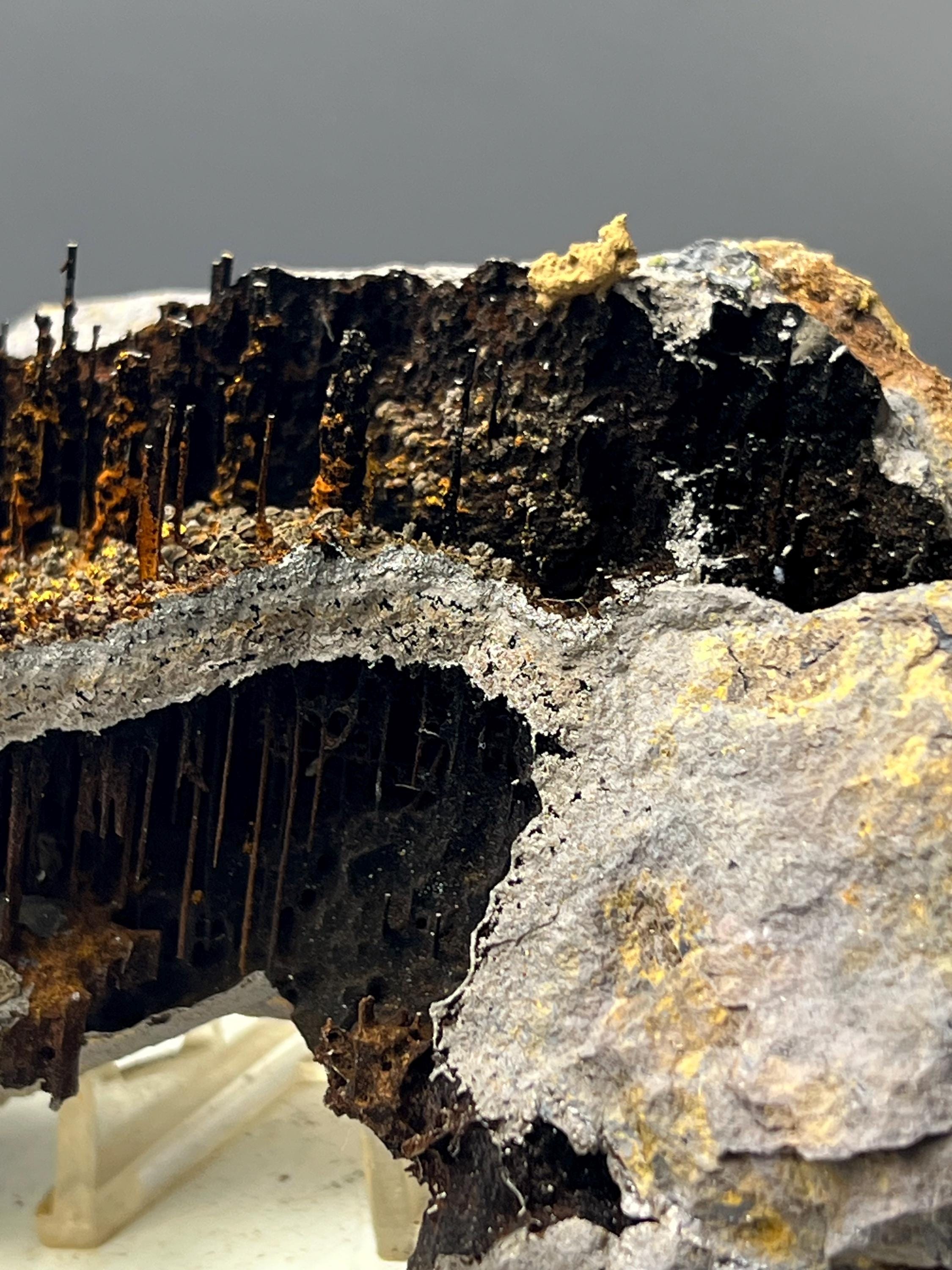 Museum Grade, Very Special Limonite And Specularite With Stalactite Goethite Specimen - Crystal Gemstone AE 