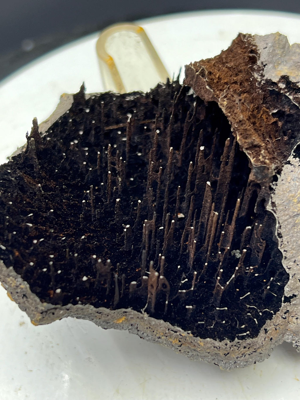 Very Special Formation Limonite With Stalactite Goethite Specimen, For Special Collection - Crystal Gemstone AE 