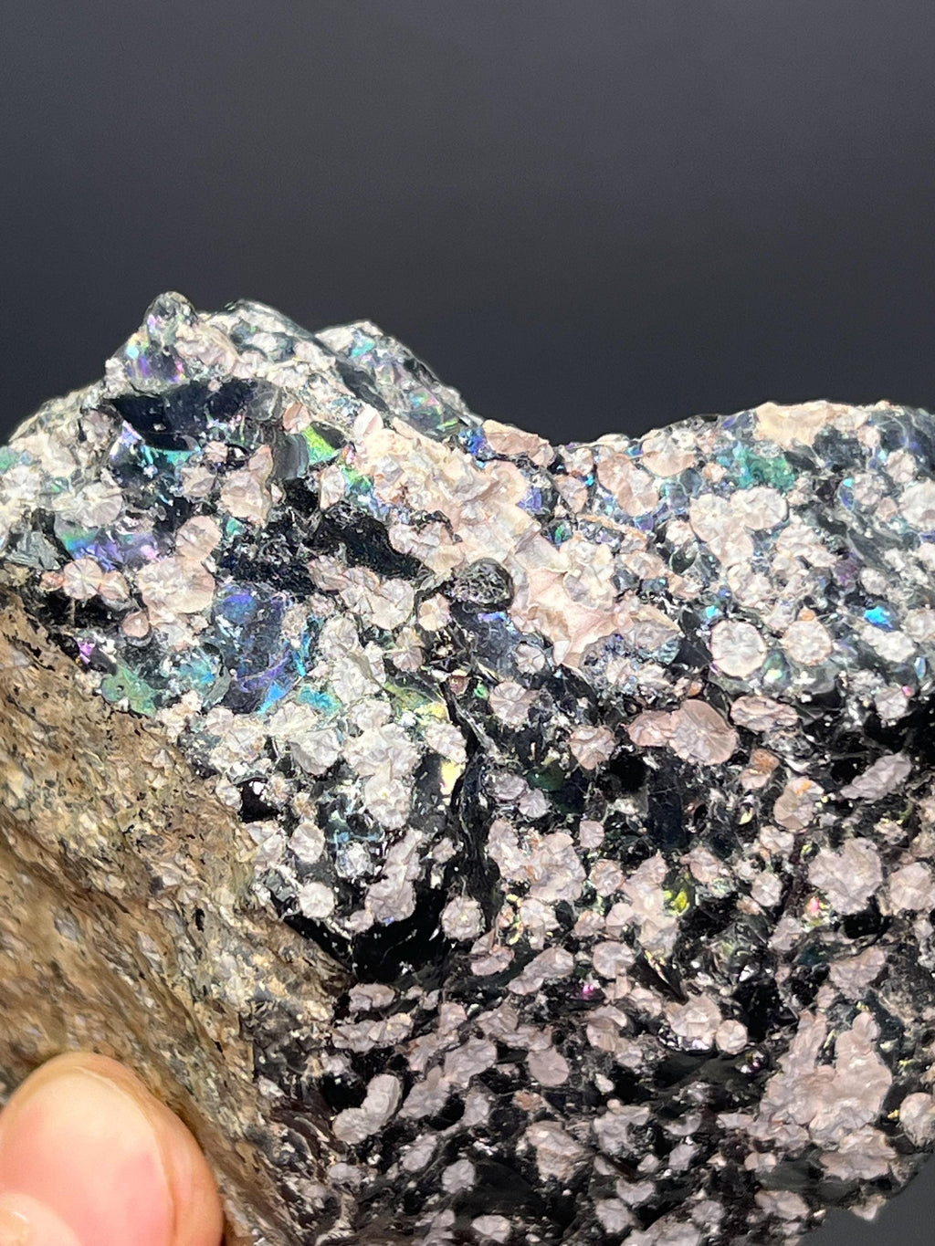Double Sided Colored Alloy Snowflake Obsidian - Crystal Gemstone AE 
