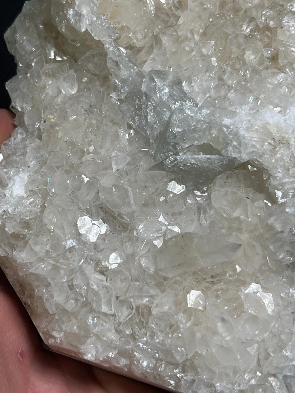 Celestine On Colemanite Specimen, 1,1kg - Crystal Gemstone AE 