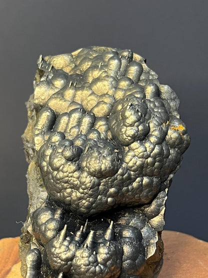 Museum Grade Very Showy Botryoidal And Stalactite Formation Golden Goethite Specimen - Crystal Gemstone AE 