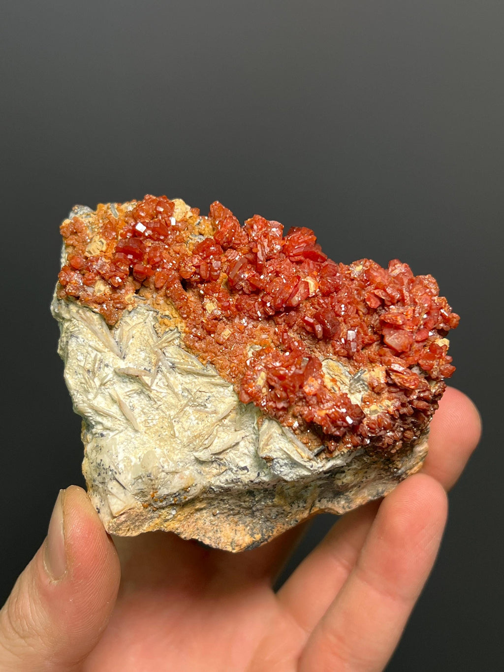 Vanadinite Specimen - Morocco - Crystal Gemstone AE 