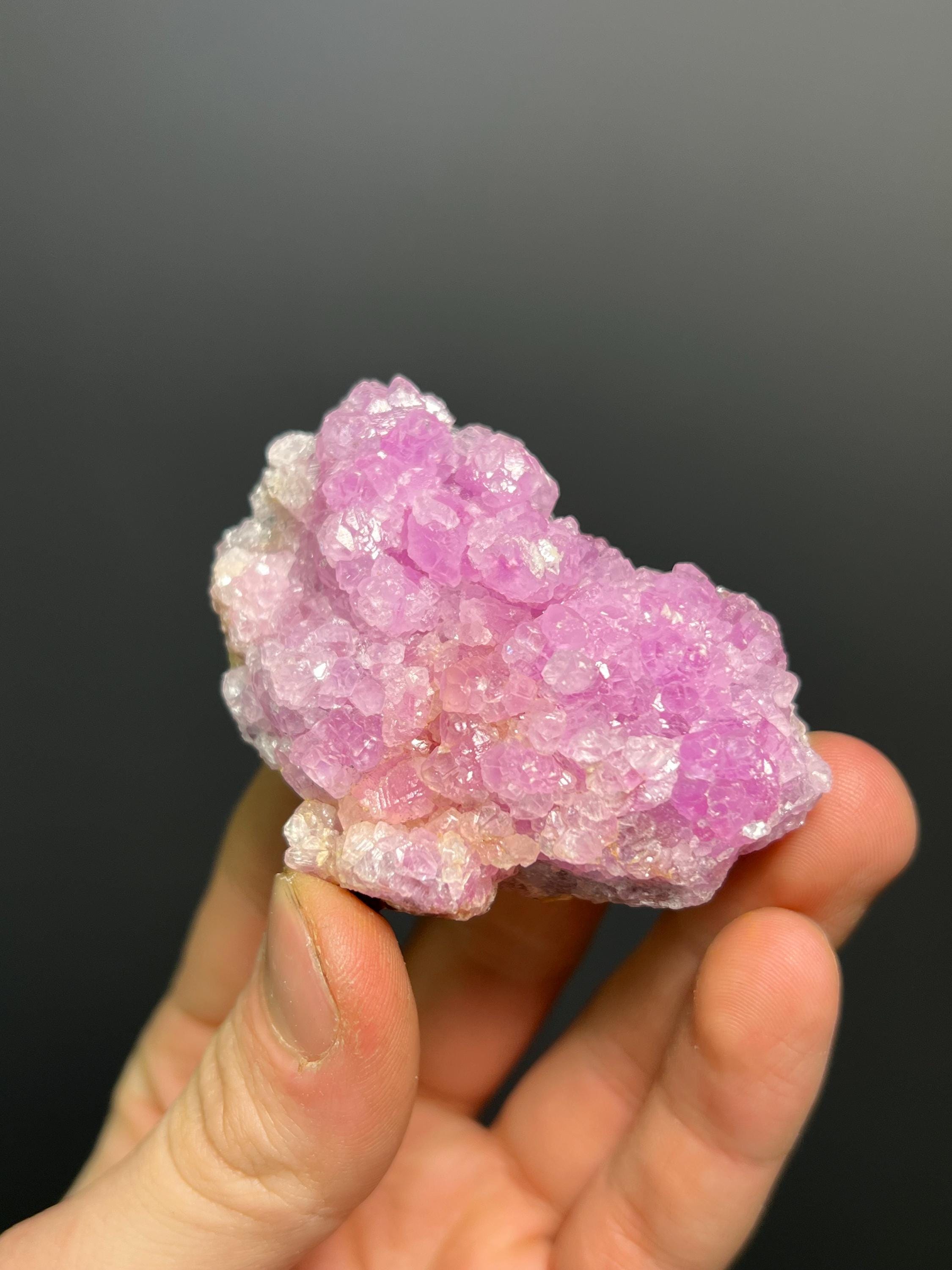 Cobaltian Calcite - Morocco - Crystal Gemstone AE 