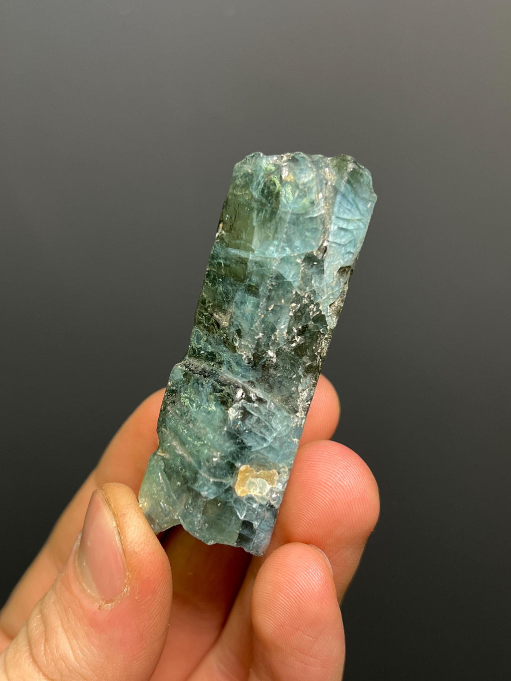 Apatite Var. Fluorapatite - Russia - Crystal Gemstone AE 