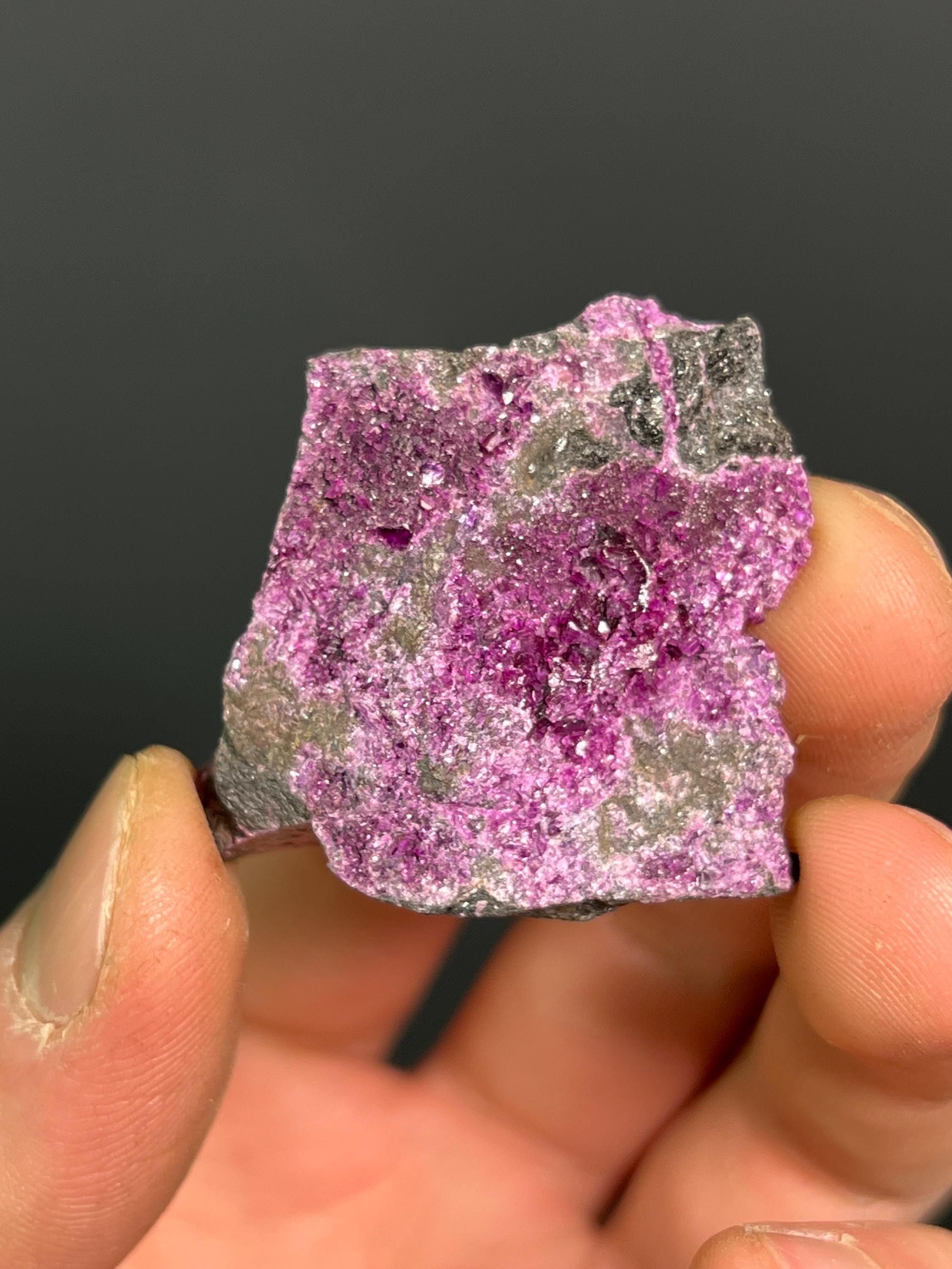 Two Sided Special Kammererite Specimen - Crystal Gemstone AE 