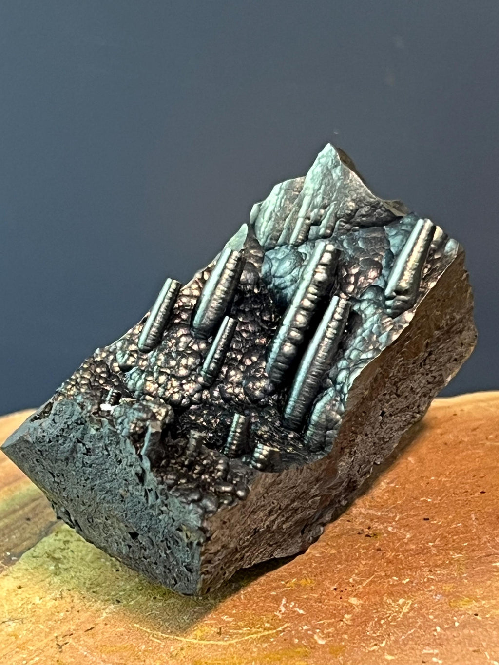 "Museum Grade" Golden Color Stalactite Goethite - Crystal Gemstone AE 