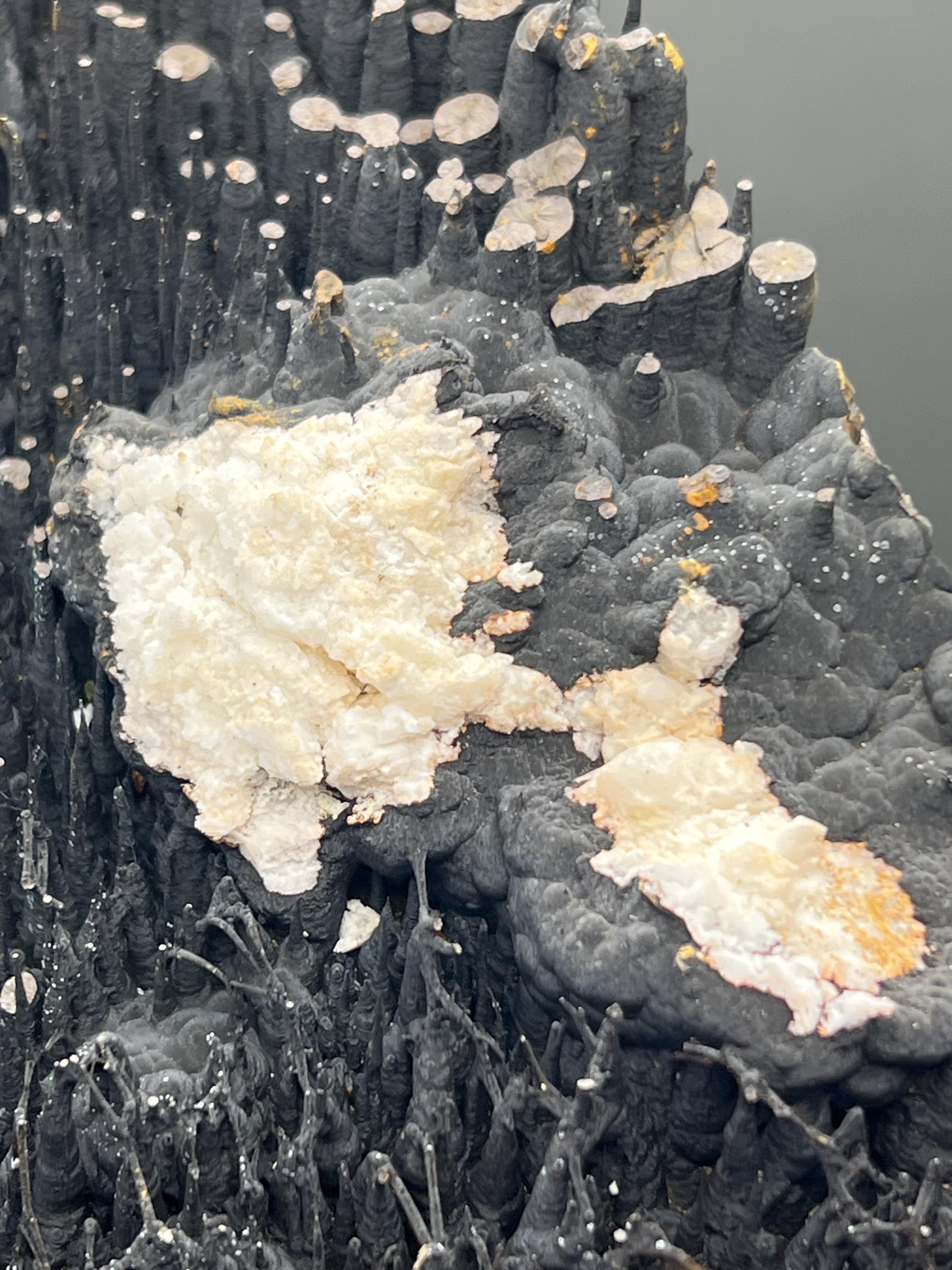 Museum Quality, Calcite on stalactite city and bridges goethite, Special Collections - Crystal Gemstone AE 