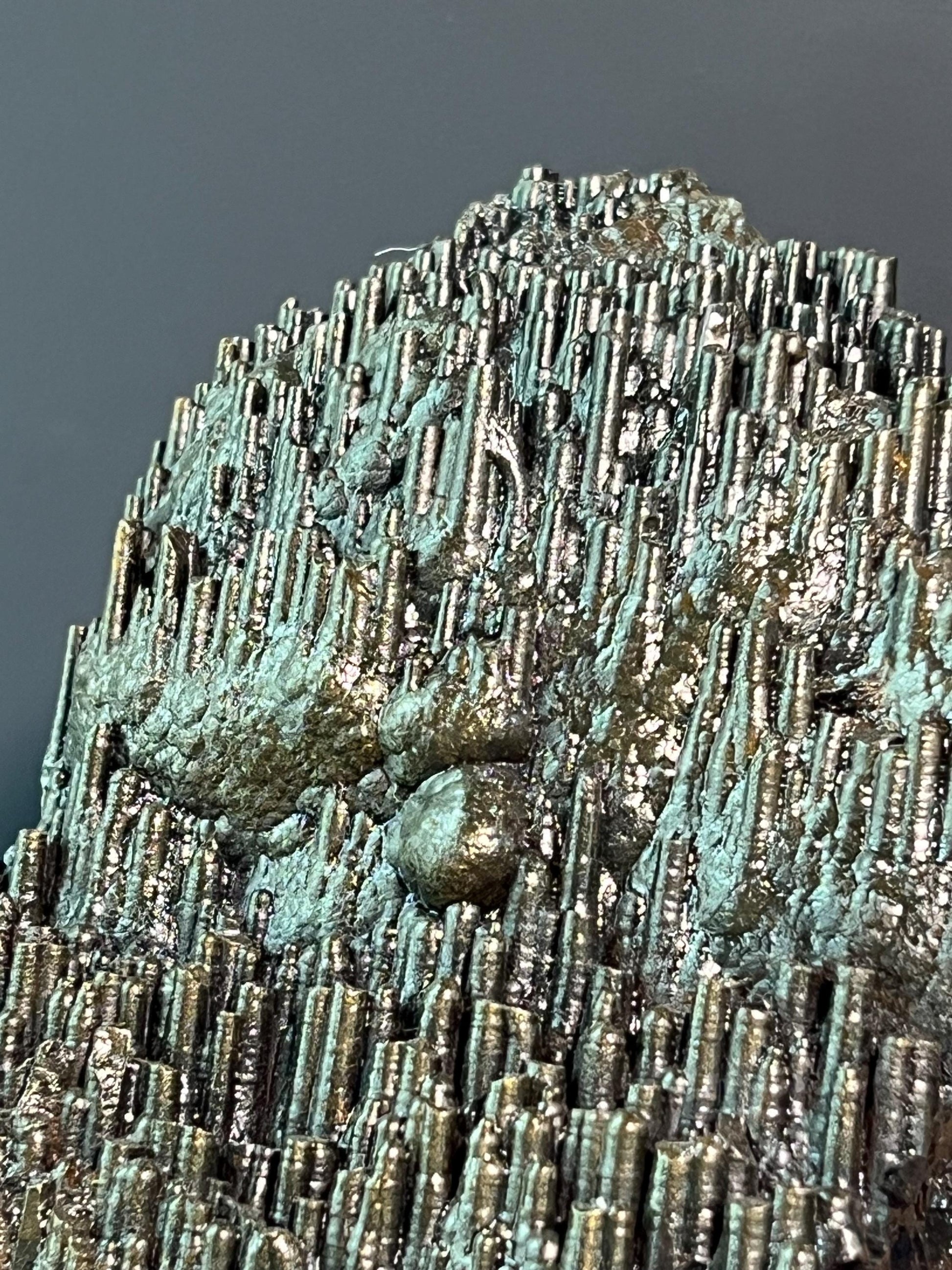 "Museum Grade" Golden Color Stalactite Goethite - Crystal Gemstone AE 