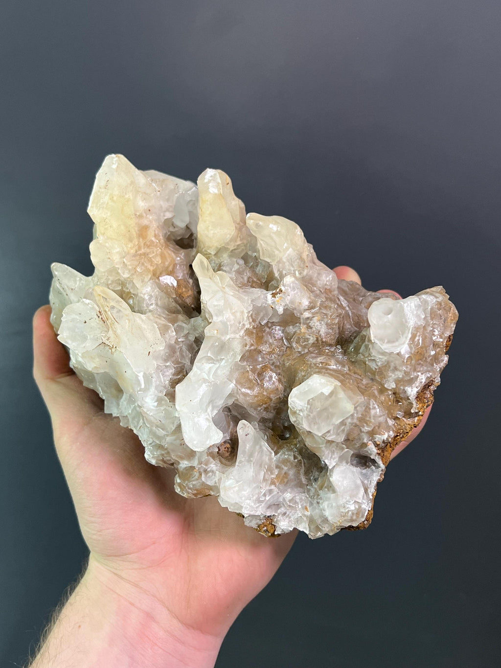 Special Formation Stalactite Crystal Calcite - Crystal Gemstone AE 