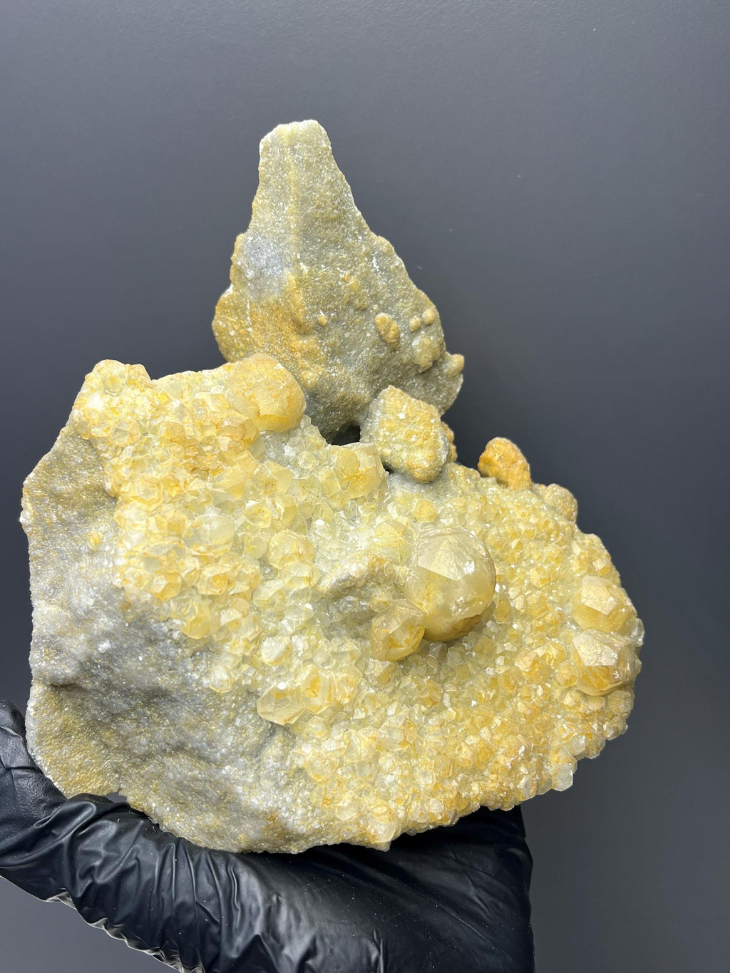 Golden Yellow Crystal Calcite - Crystal Gemstone AE 