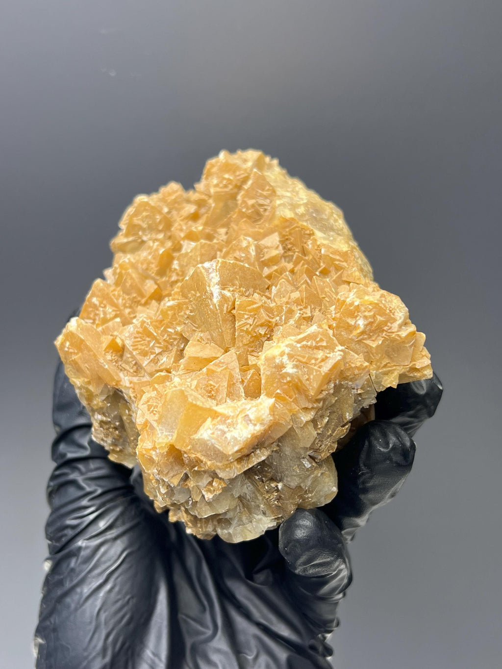 Orange Crystal Calcite from Kayseri, Turkey - Crystal Gemstone AE 