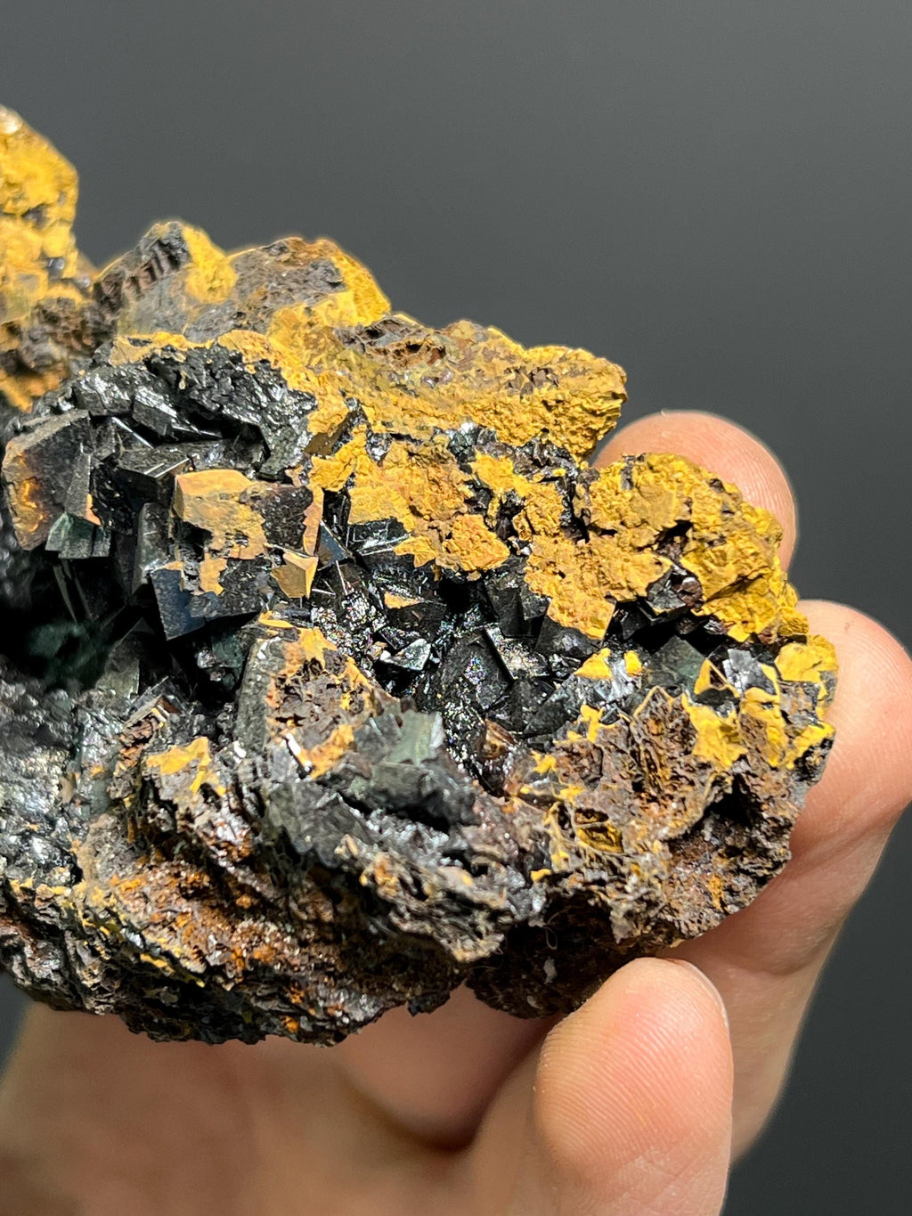 Very Unique, Limonite With Iron Siderite Specimen, 278gram - Crystal Gemstone AE 