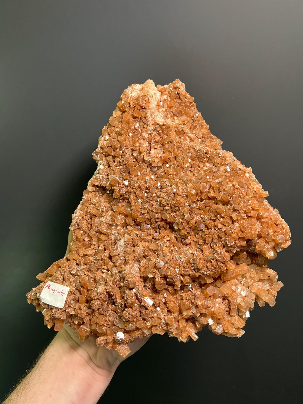 Large Size Two Sided Aragonite Specimen, 3kg - Crystal Gemstone AE 